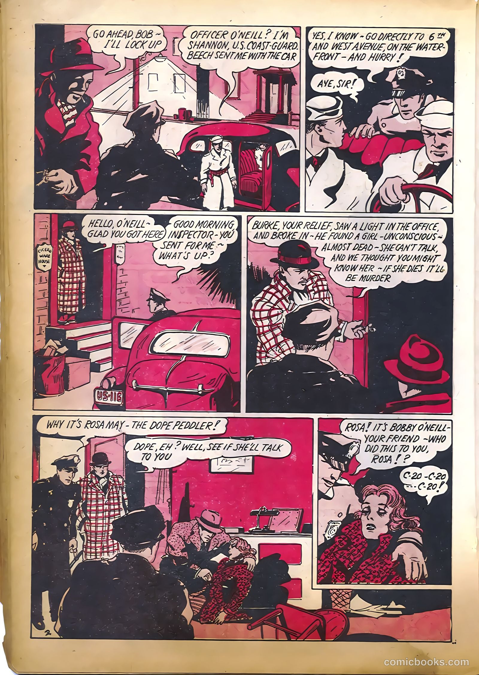 Amazing Mystery Funnies #7 (1939) — page 28 of 52