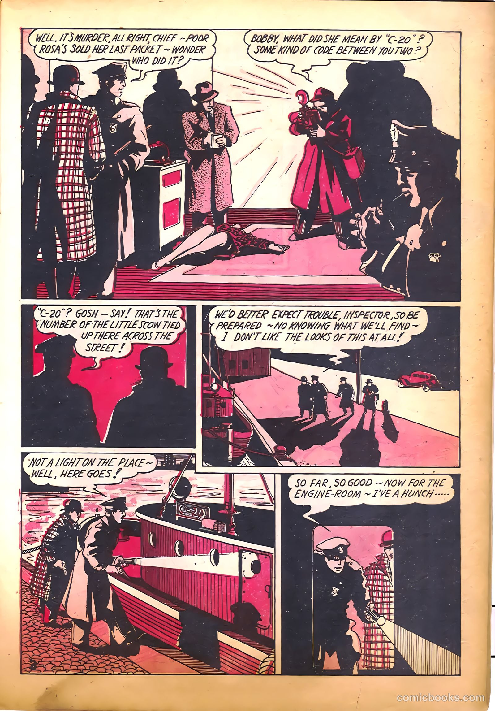 Amazing Mystery Funnies #7 (1939) — page 29 of 52