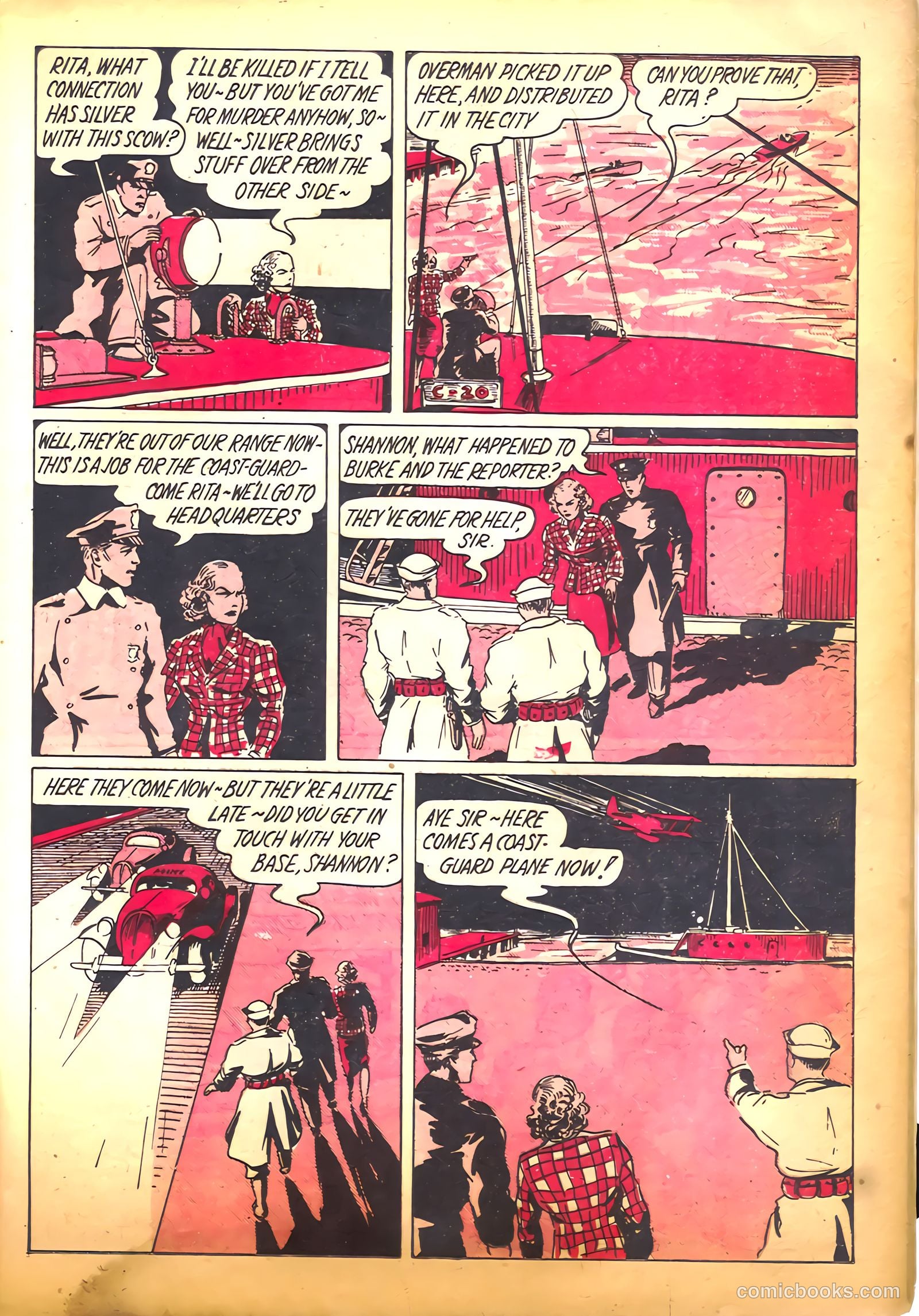 Amazing Mystery Funnies #7 (1939) — page 33 of 52