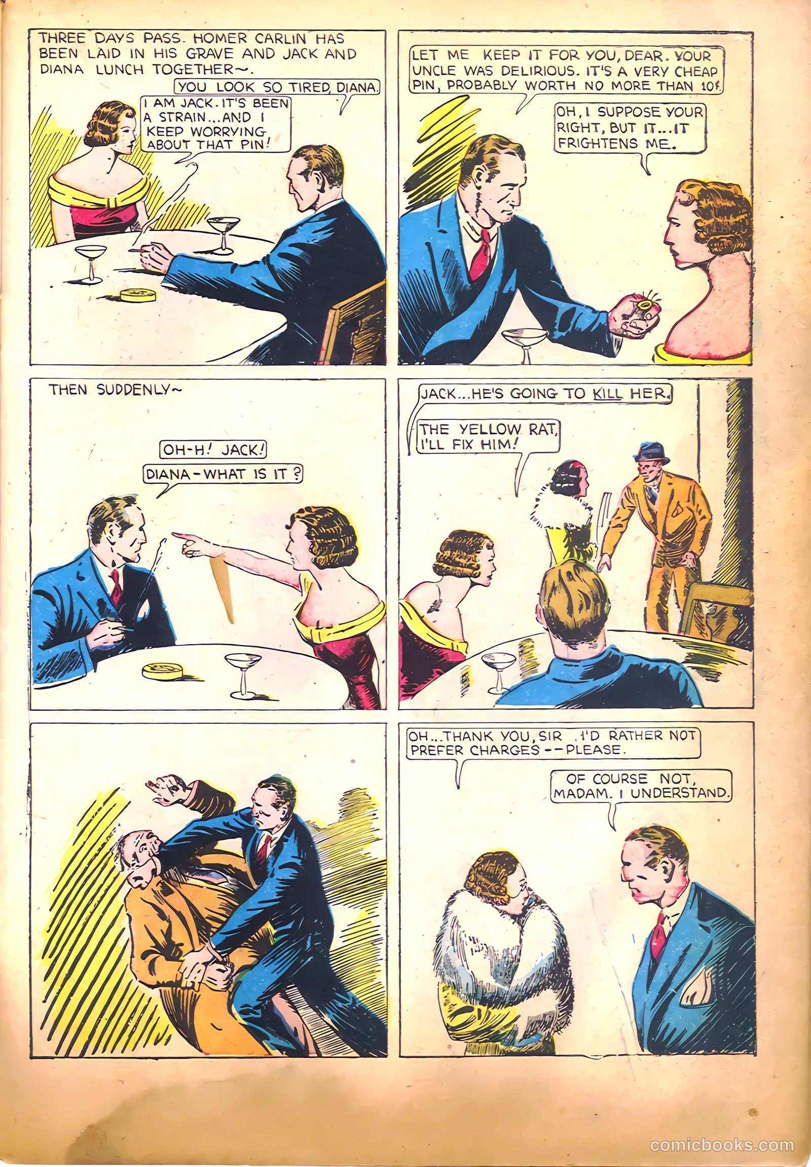Amazing Mystery Funnies #7 (1939) — page 39 of 52