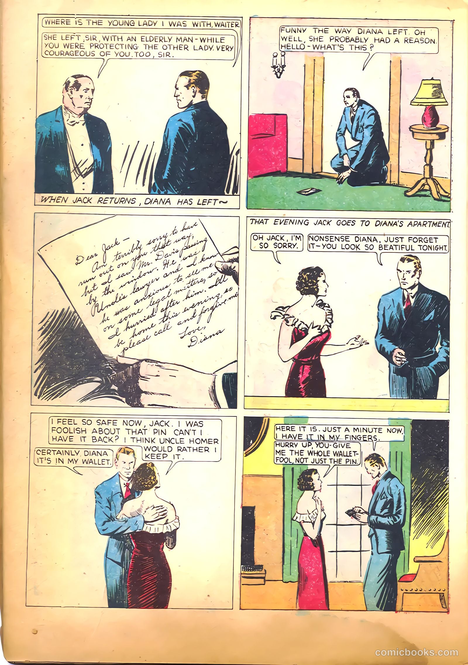Amazing Mystery Funnies #7 (1939) — page 40 of 52