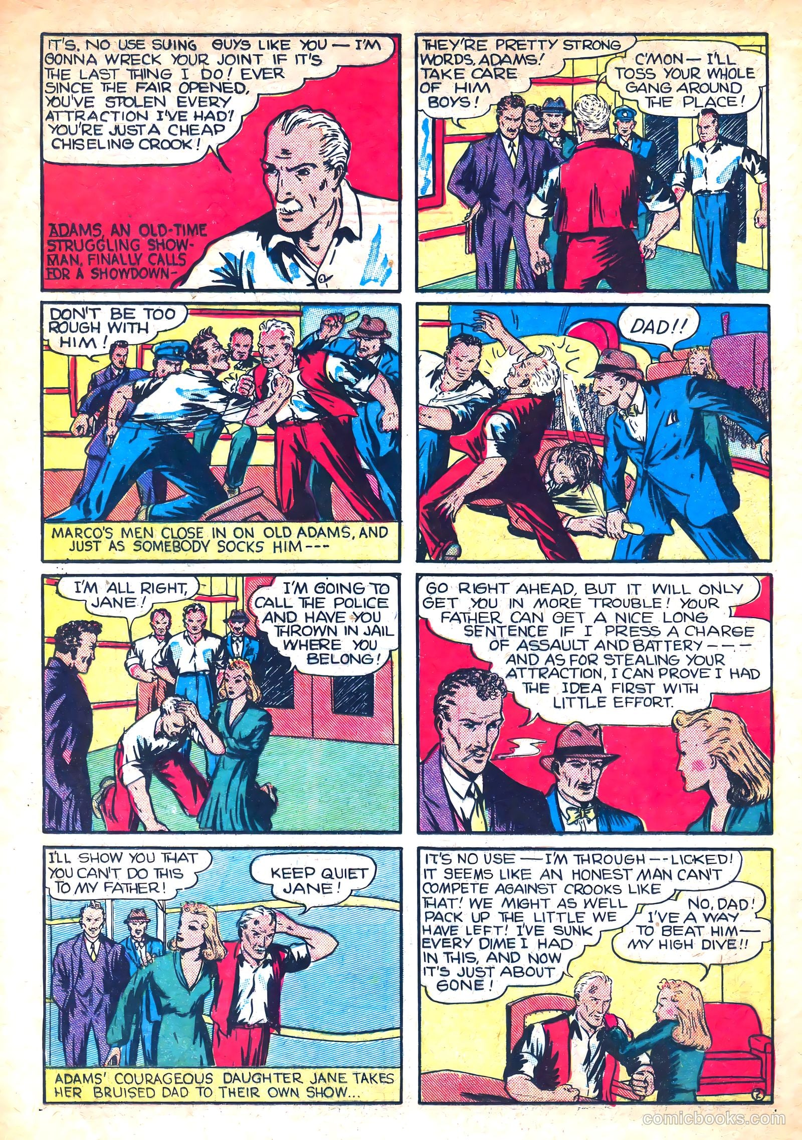 Amazing Mystery Funnies #9 (1939) — page 5 of 53