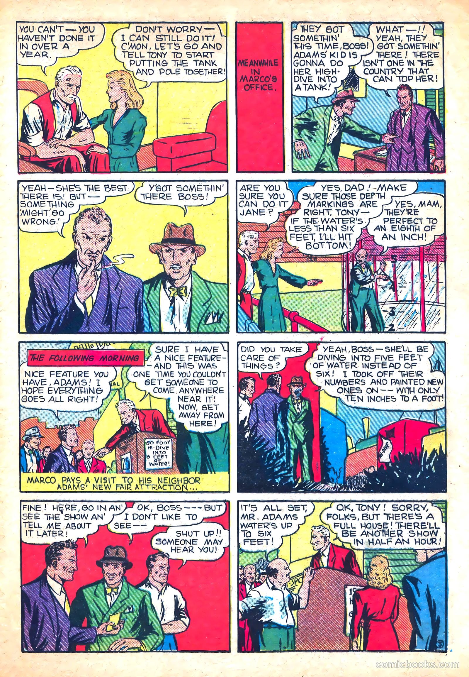 Amazing Mystery Funnies #9 (1939) — page 6 of 53