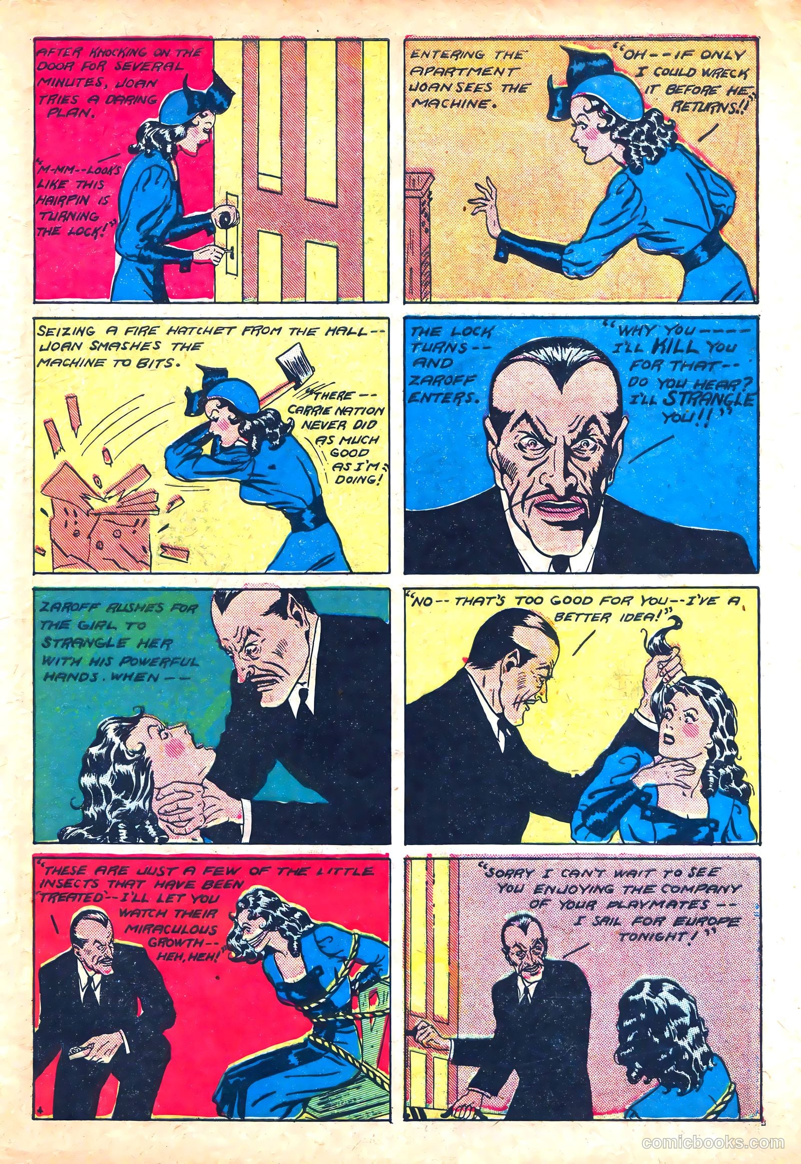 Amazing Mystery Funnies #9 (1939) — page 42 of 53