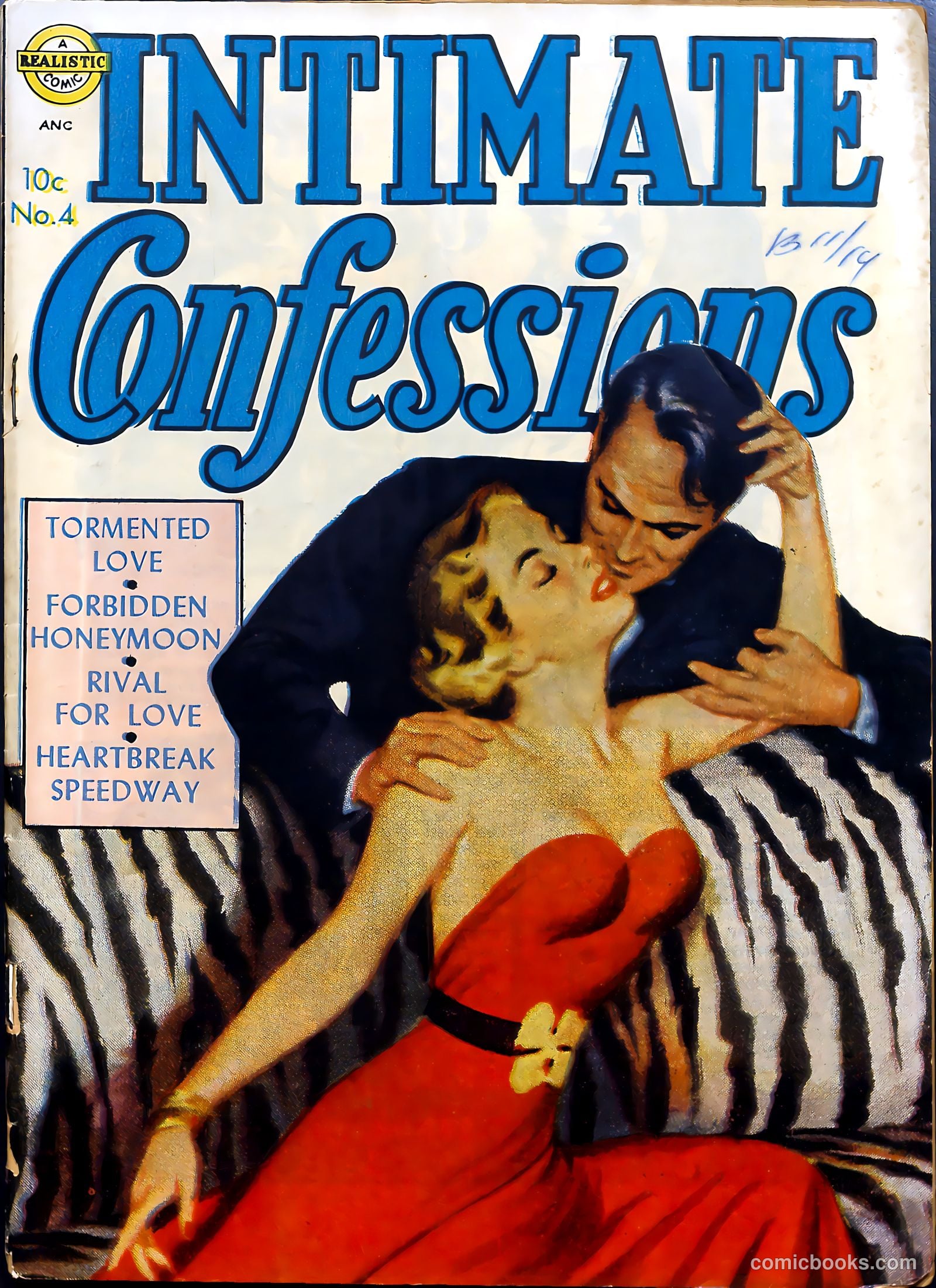 Intimate Confessions #4 cover