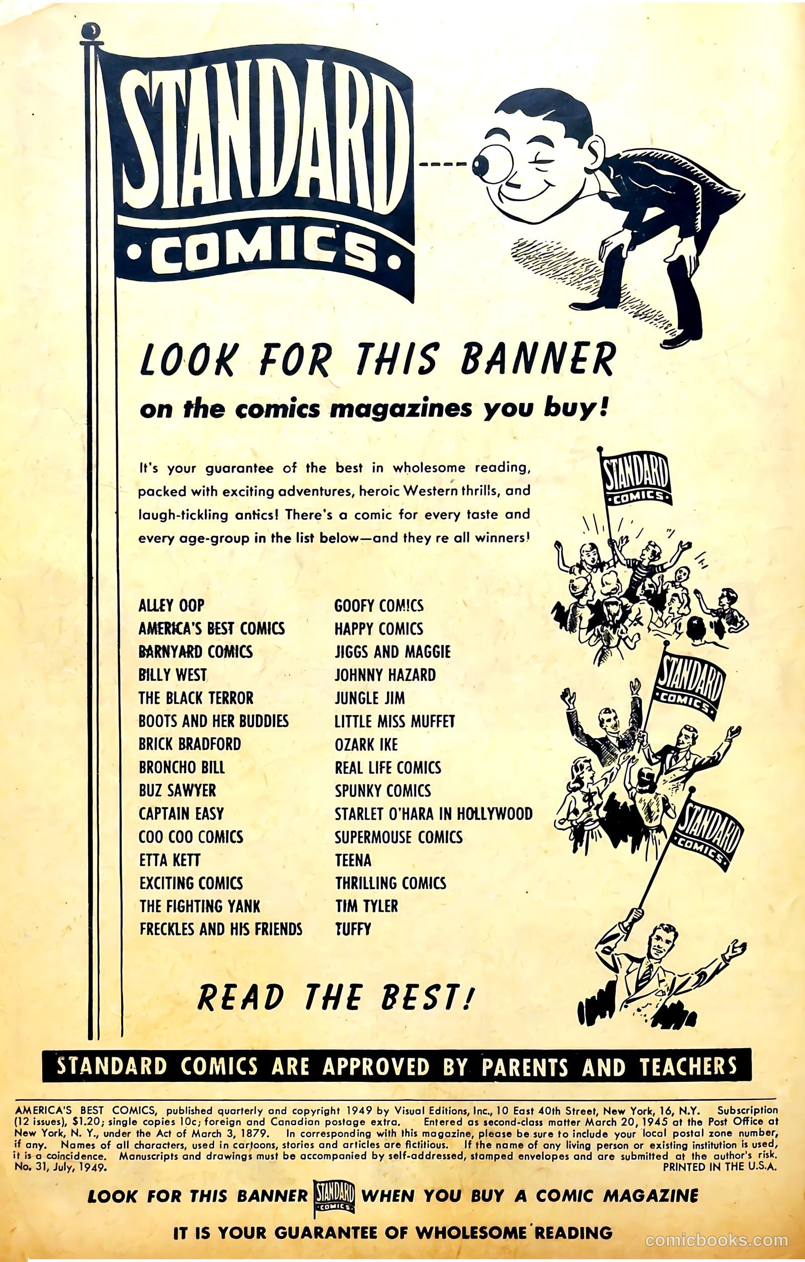 America's Best Comics #31 (1949, Visual Editions, Inc.) — page 2 of 37