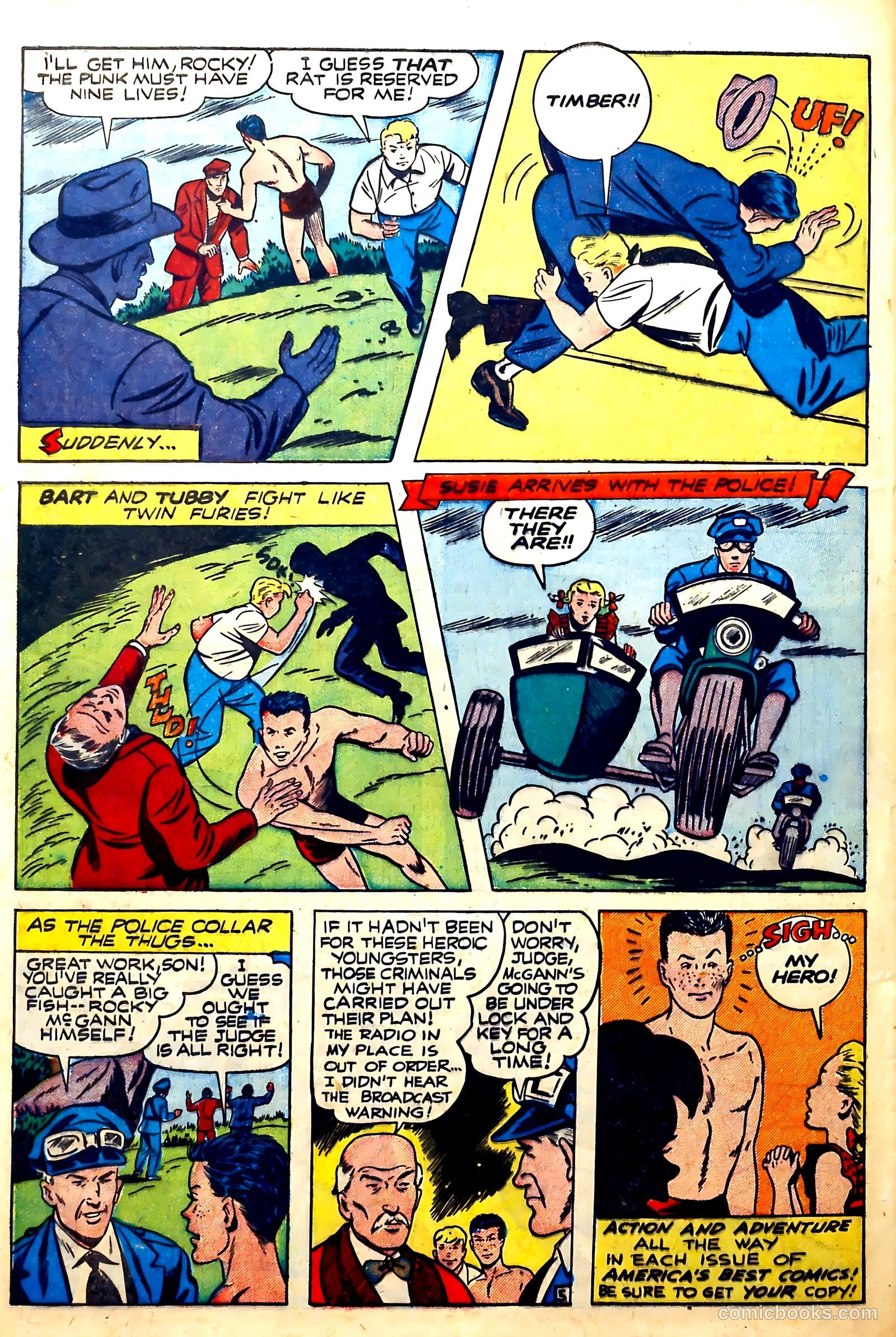 America's Best Comics #31 (1949, Visual Editions, Inc.) — page 32 of 37