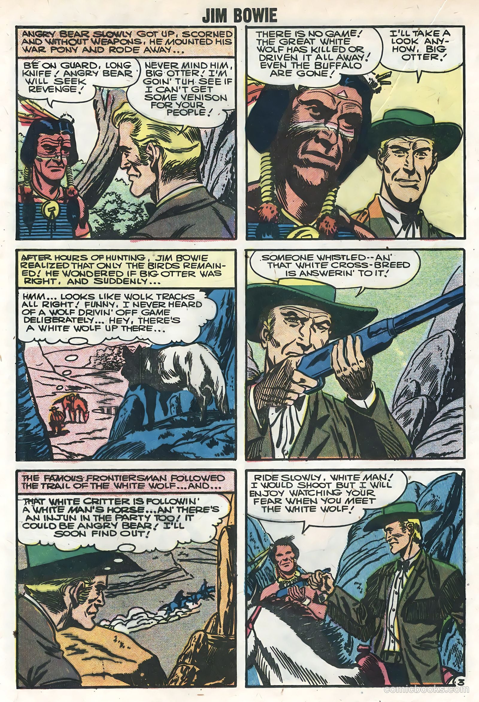 Jim Bowie #18 (1957) — page 20 of 36