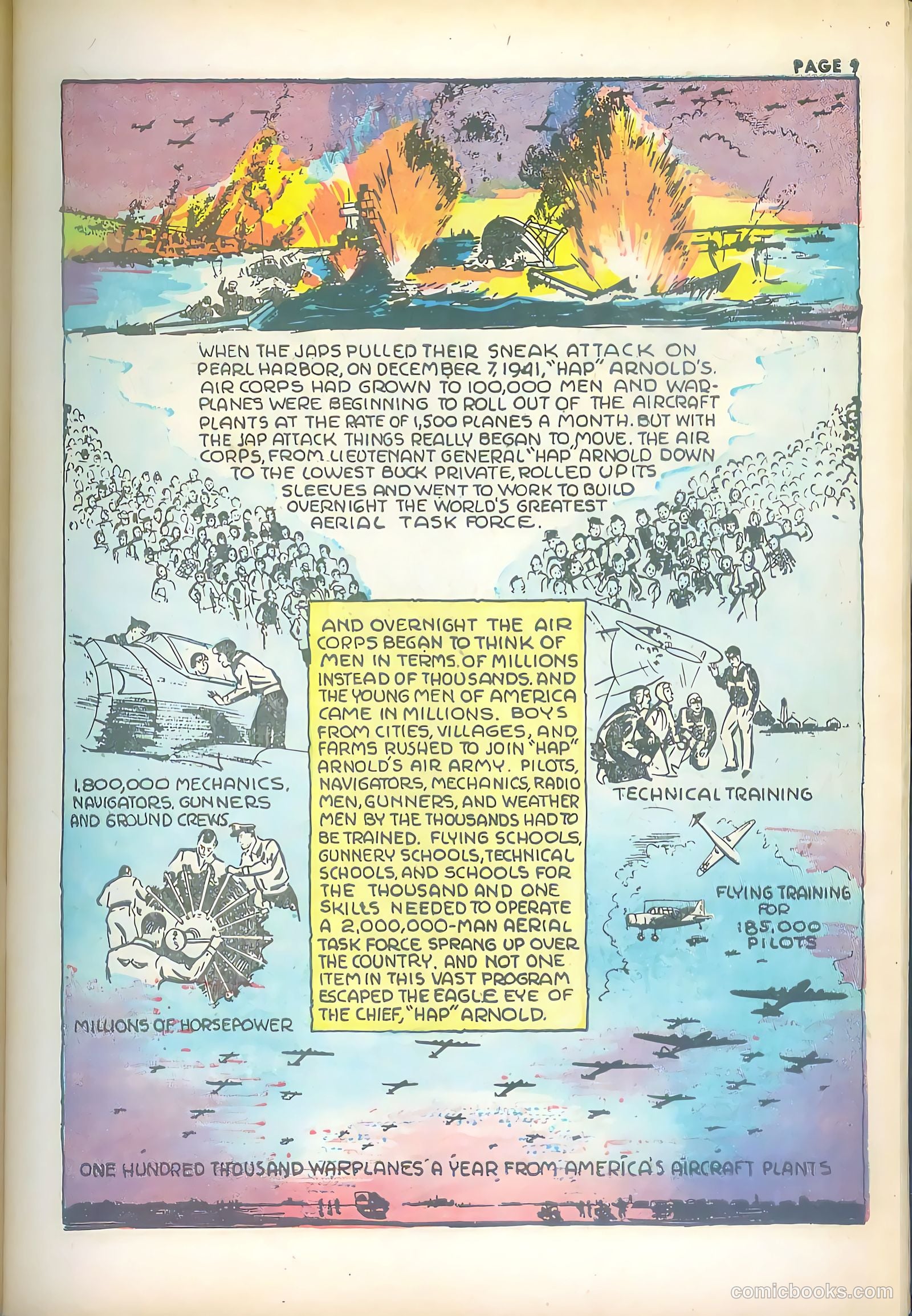 Jim Ray's Aviation Sketchbook #2 (1946, Vital Publications) — page 9 of 66