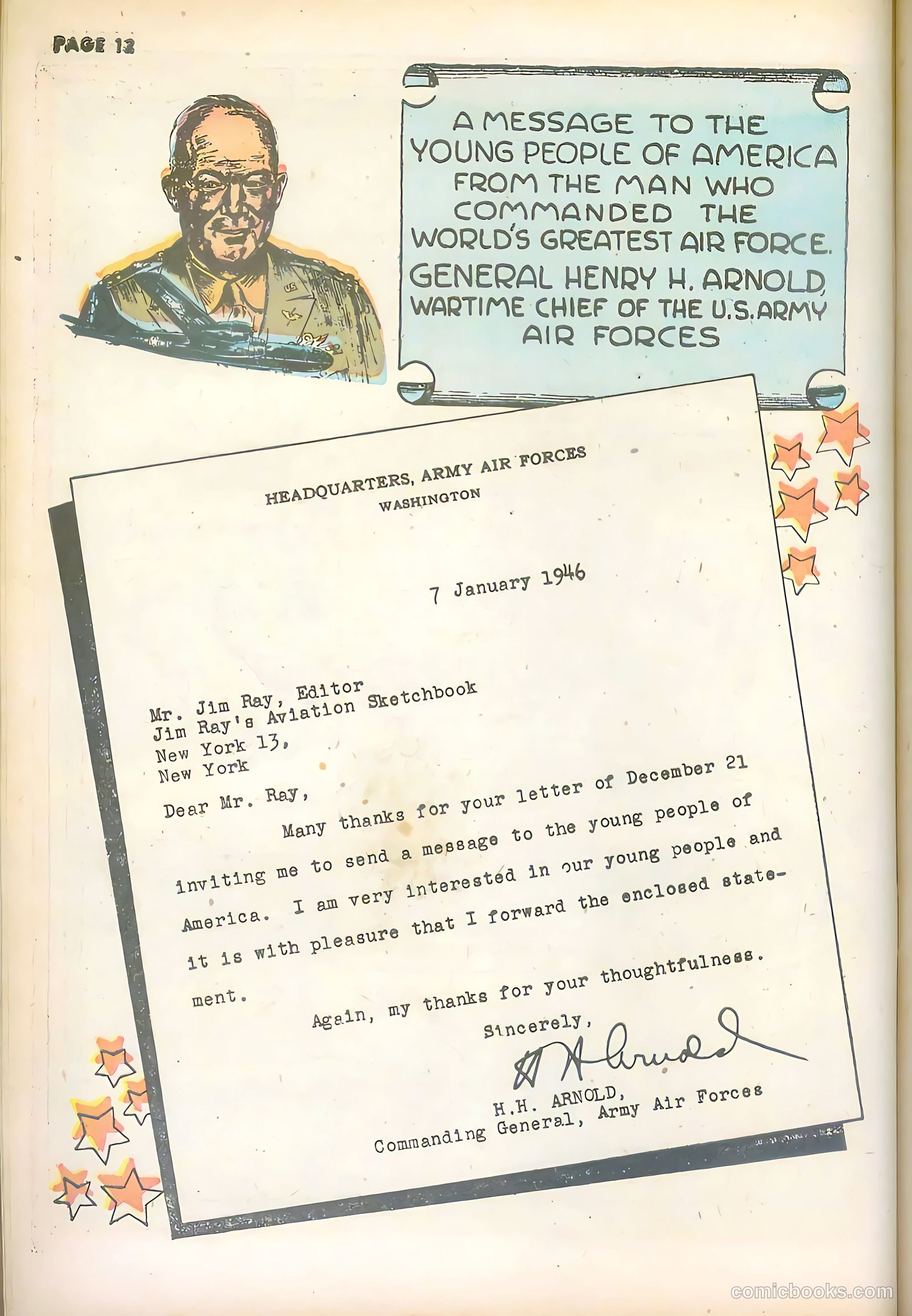 Jim Ray's Aviation Sketchbook #2 (1946, Vital Publications) — page 12 of 66