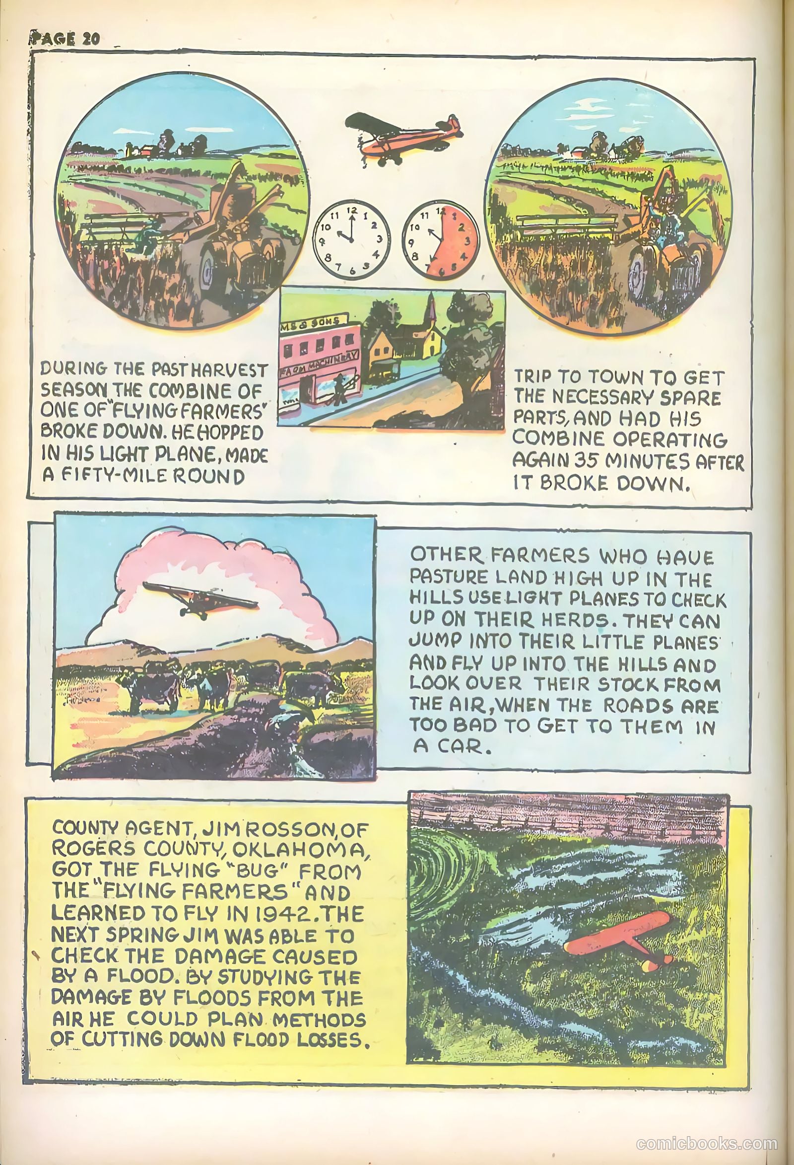 Jim Ray's Aviation Sketchbook #2 (1946, Vital Publications) — page 20 of 66