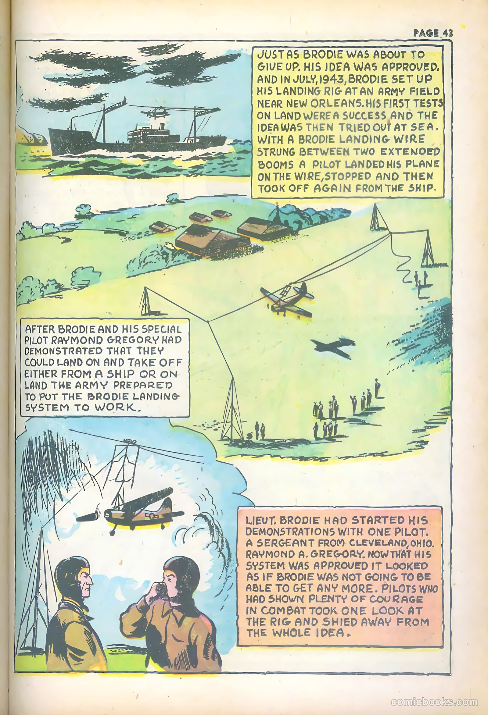 Jim Ray's Aviation Sketchbook #2 (1946, Vital Publications) — page 43 of 66
