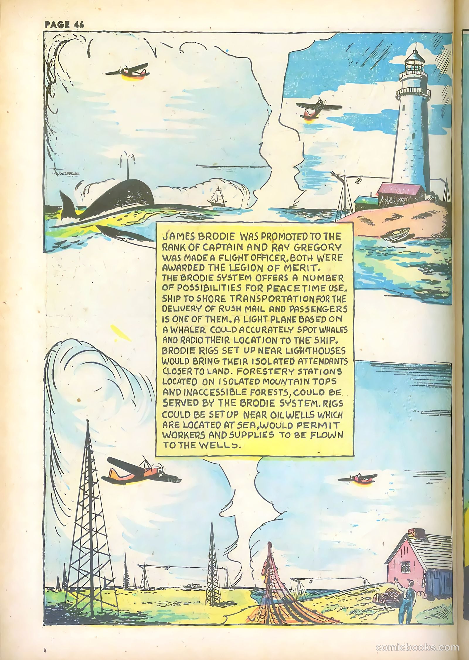Jim Ray's Aviation Sketchbook #2 (1946, Vital Publications) — page 46 of 66