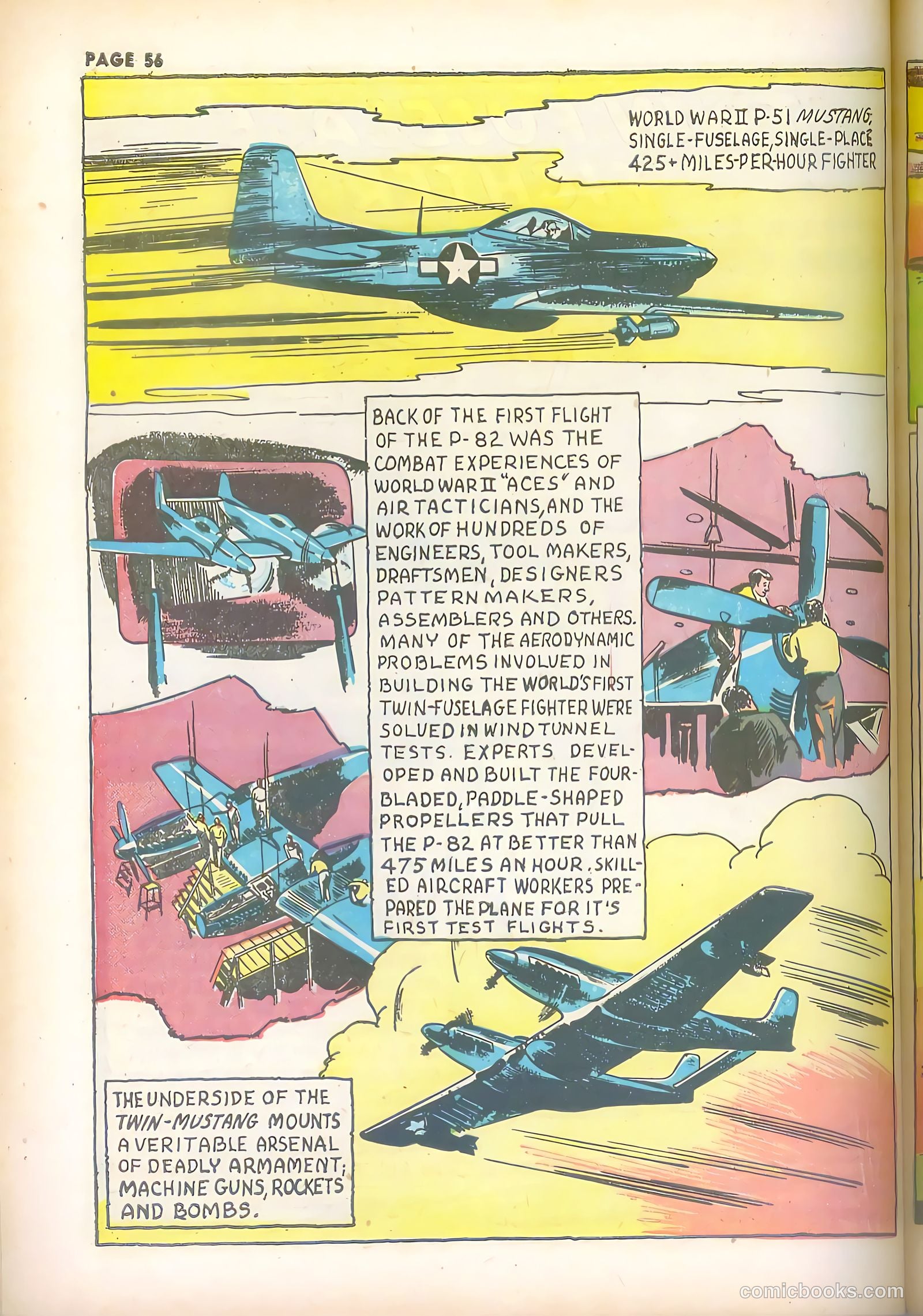Jim Ray's Aviation Sketchbook #2 (1946, Vital Publications) — page 56 of 66