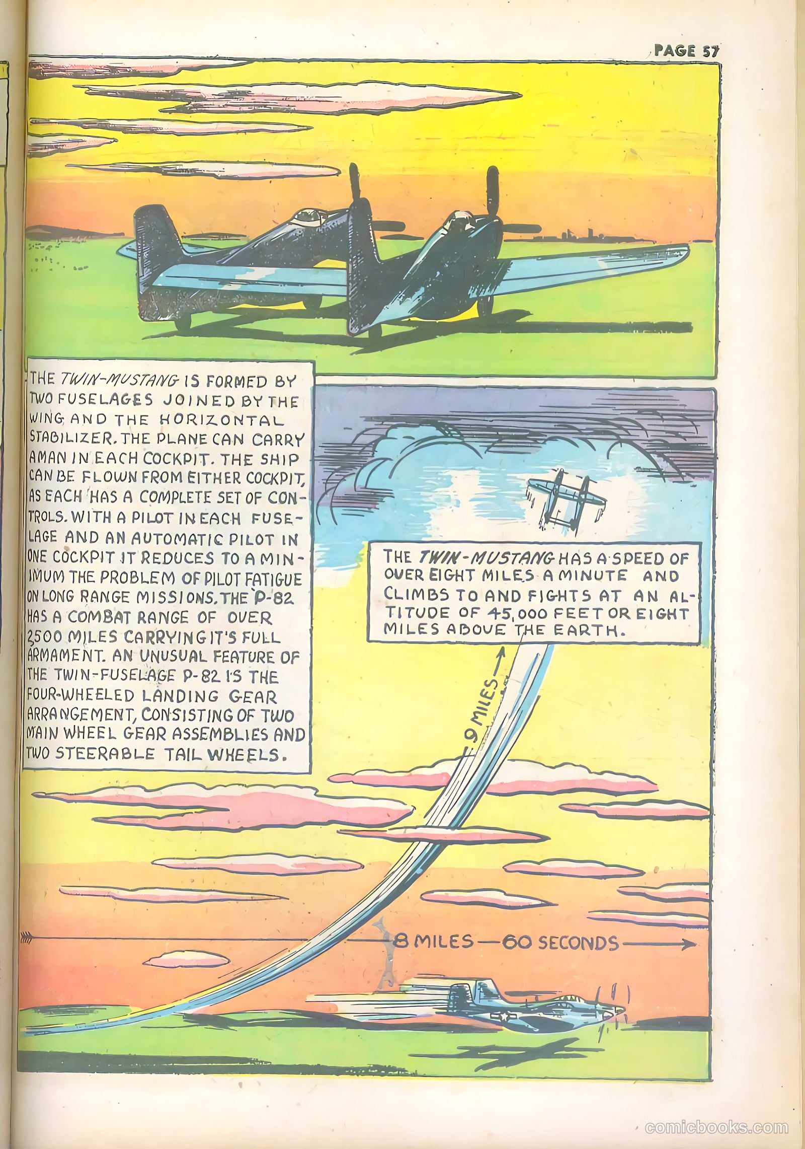 Jim Ray's Aviation Sketchbook #2 (1946, Vital Publications) — page 57 of 66
