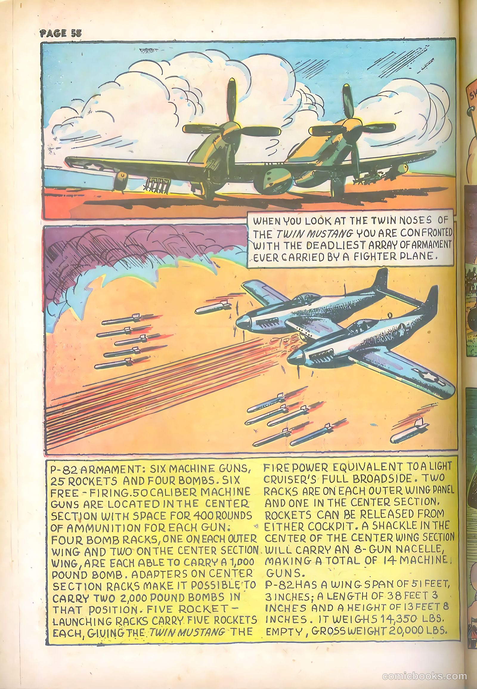 Jim Ray's Aviation Sketchbook #2 (1946, Vital Publications) — page 58 of 66