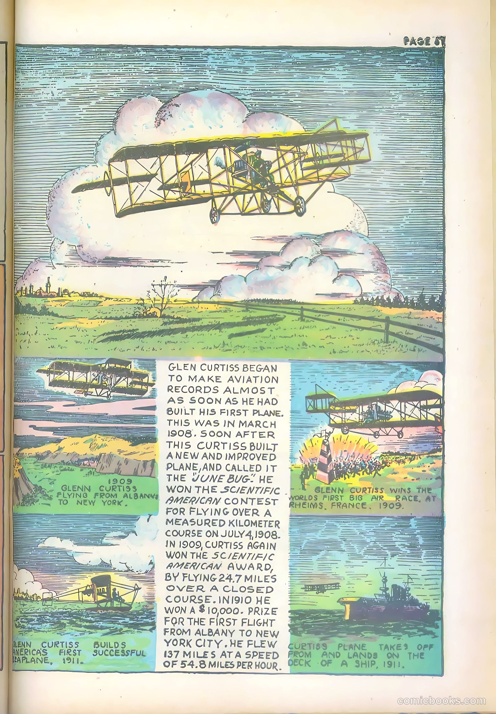 Jim Ray's Aviation Sketchbook #2 (1946, Vital Publications) — page 61 of 66