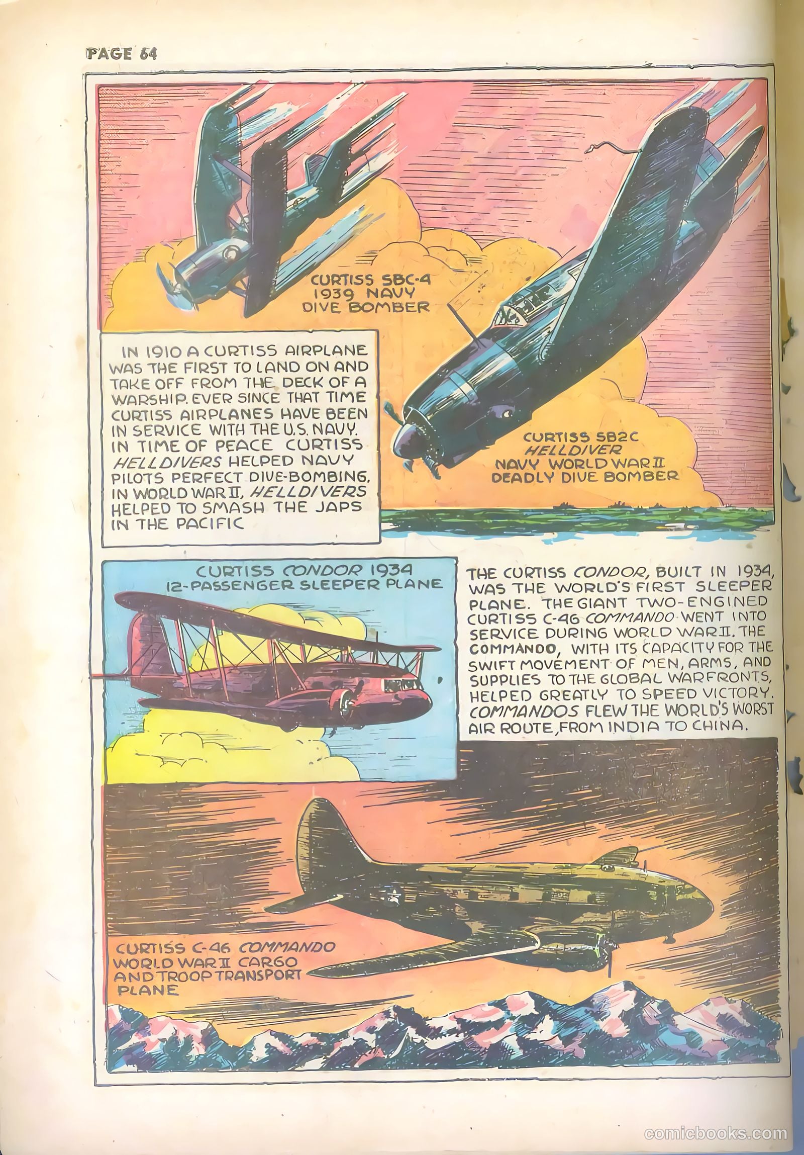 Jim Ray's Aviation Sketchbook #2 (1946, Vital Publications) — page 64 of 66