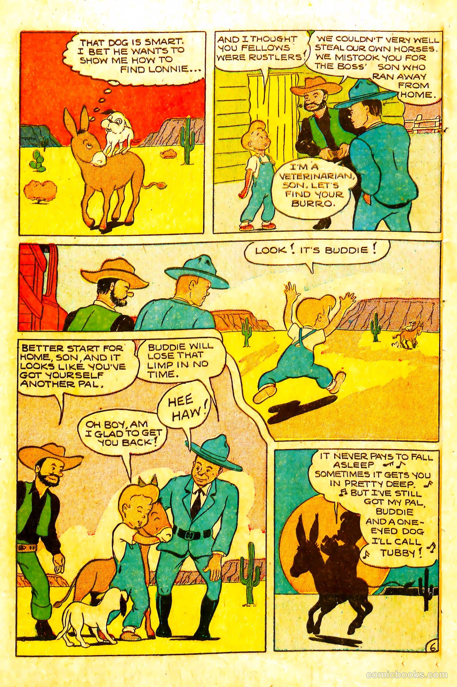 Jing-Pals Comics #4 (1946) — page 34 of 36