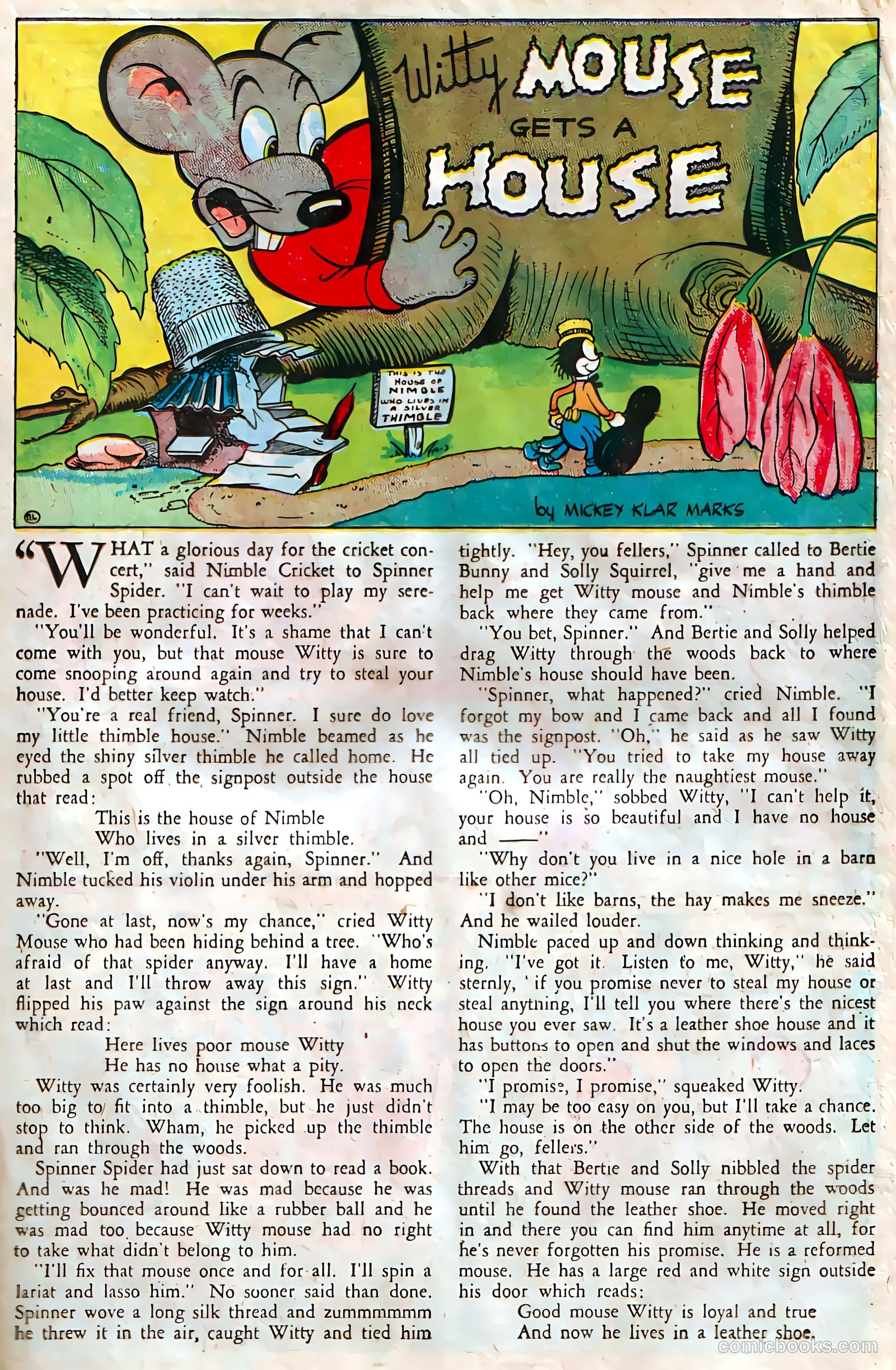 Jingle Jangle Comics #16 (1945) — page 19 of 53