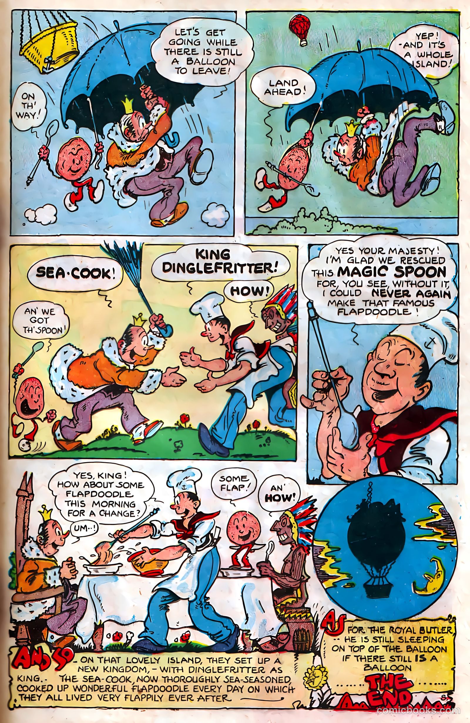 Jingle Jangle Comics #16 (1945) — page 37 of 53