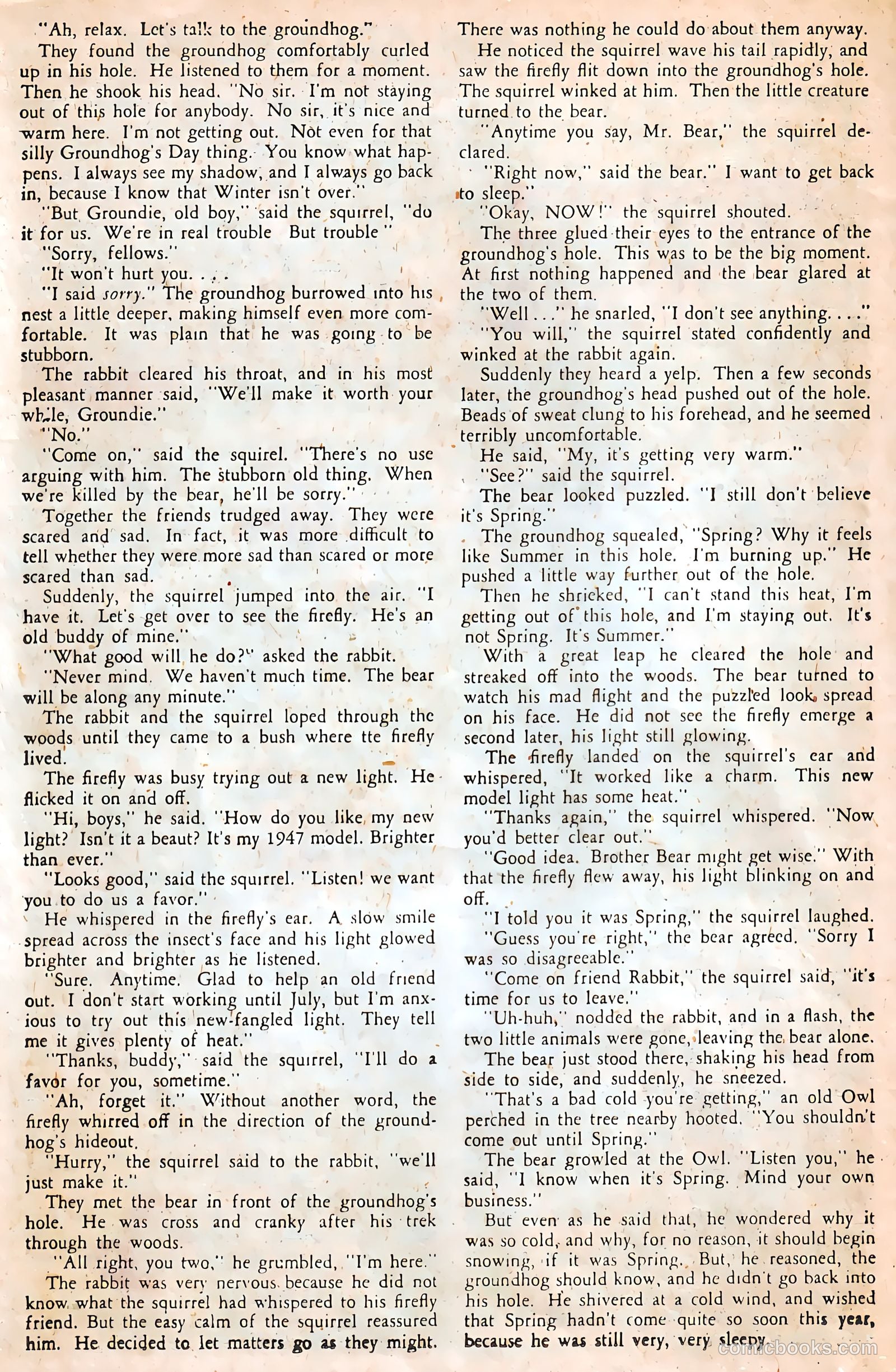 Jingle Jangle Comics #32 (1948) — page 36 of 53