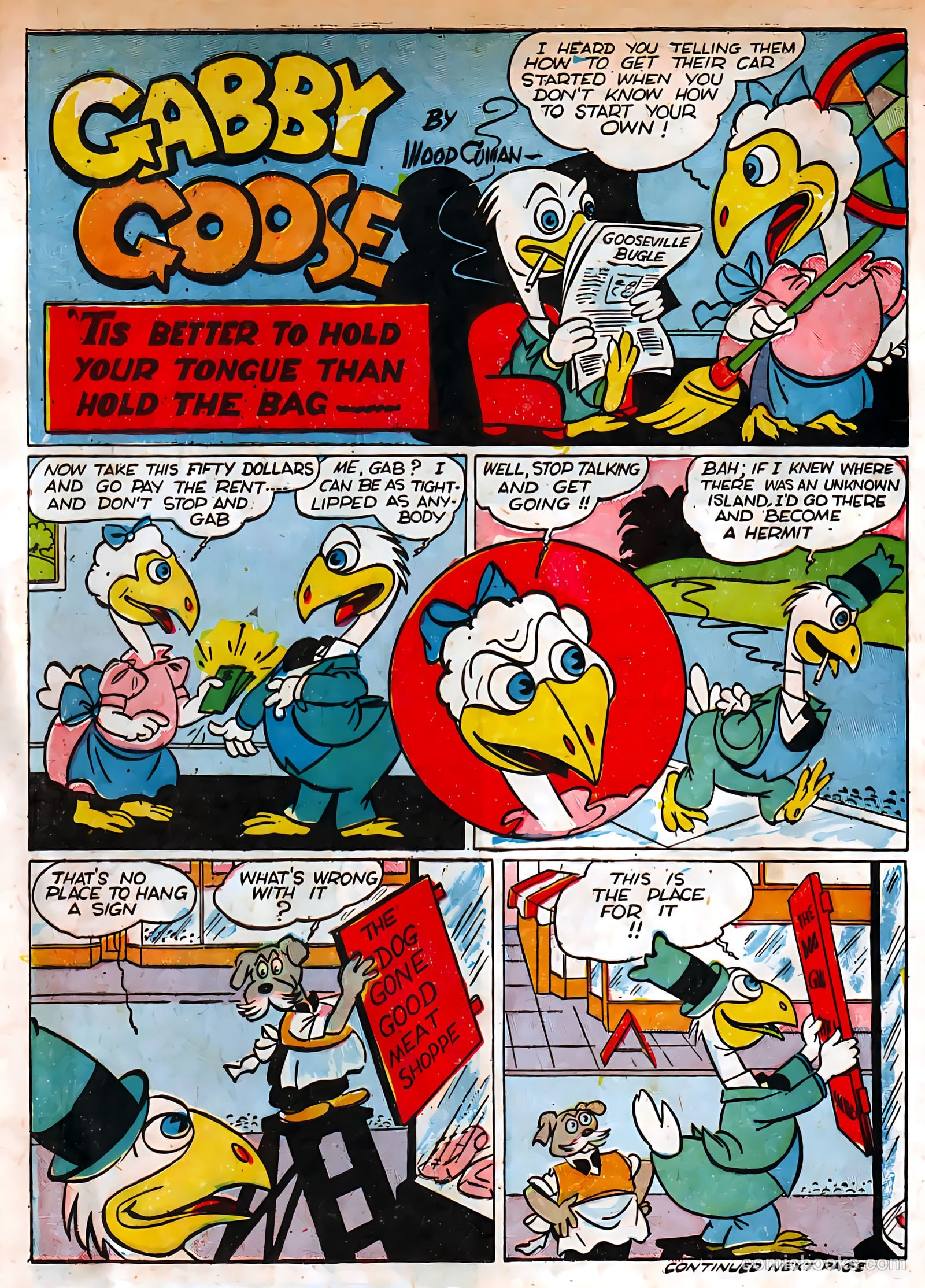 Jingle Jangle Comics #5 (1943) — page 40 of 56