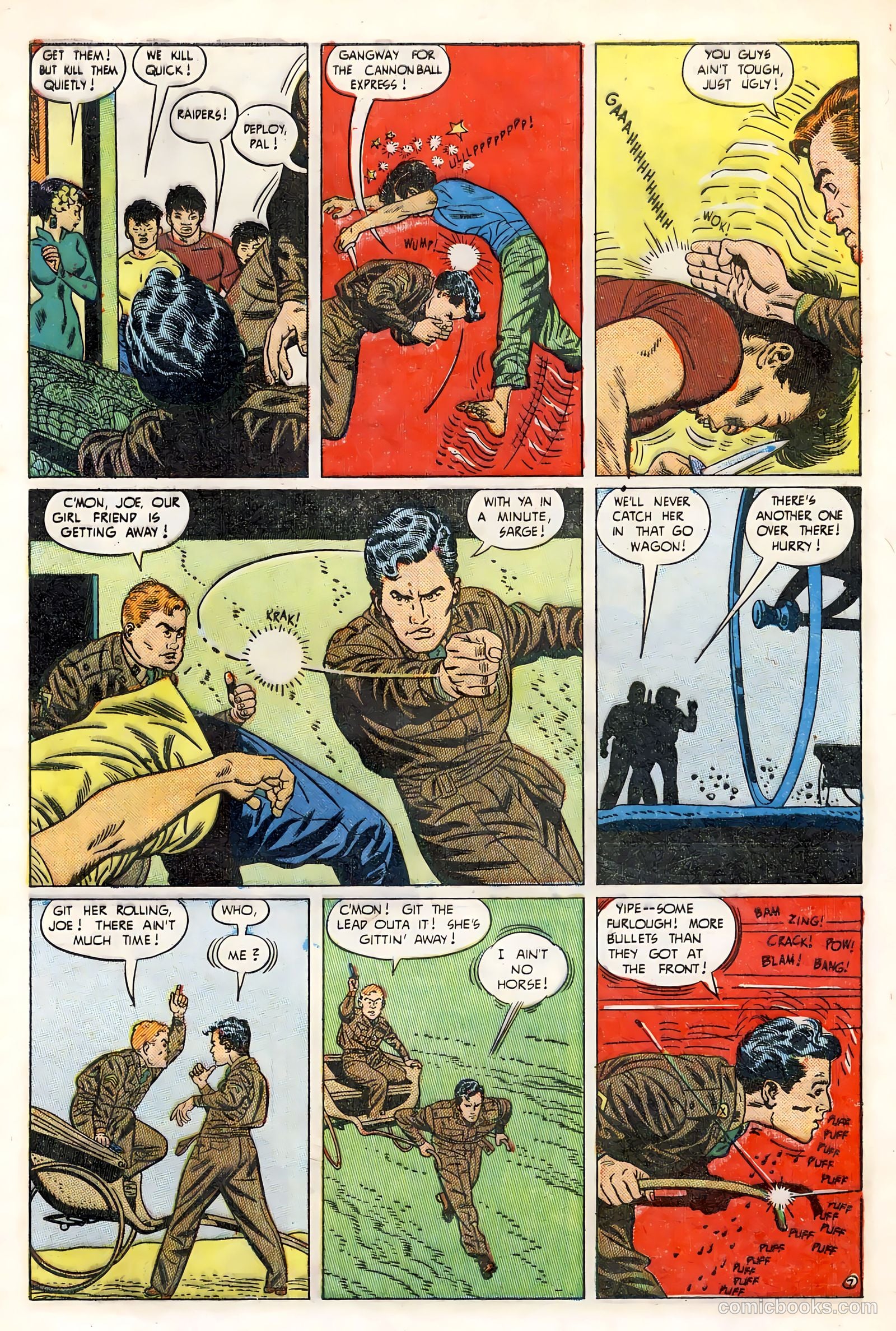 Joe Yank #5 (1952, Visual Editions, Inc.) — page 9 of 36