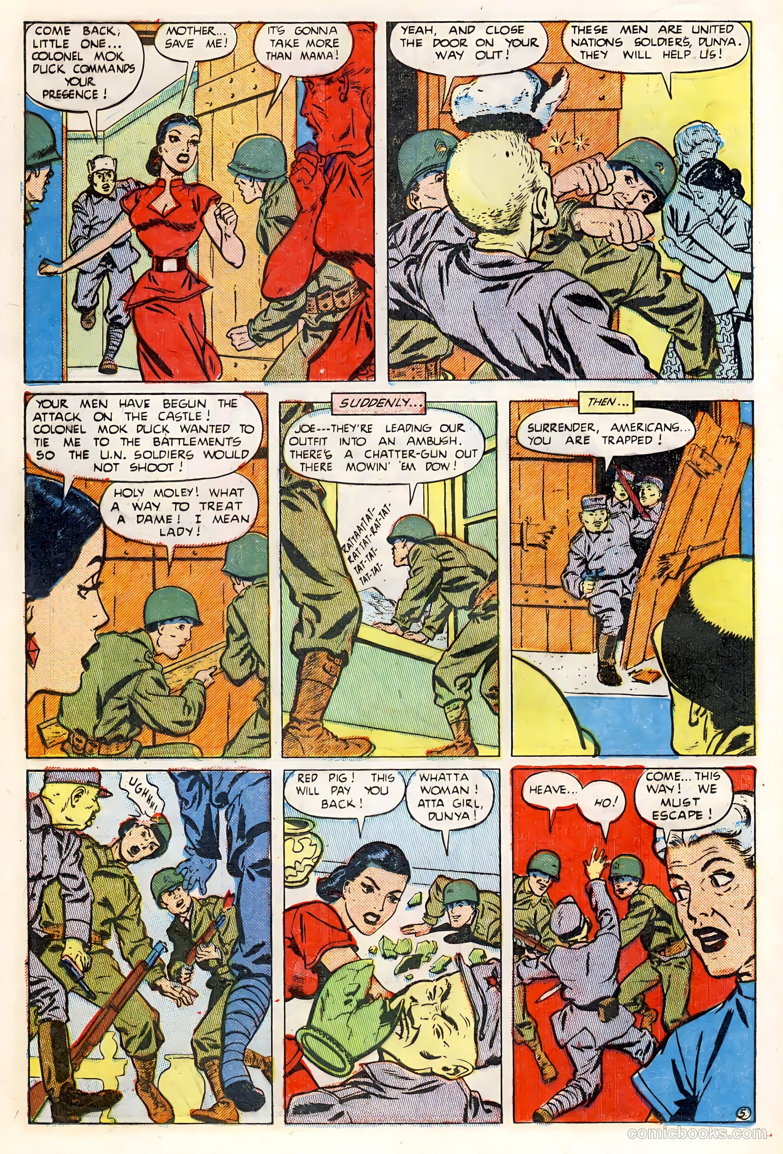Joe Yank #5 (1952, Visual Editions, Inc.) — page 20 of 36