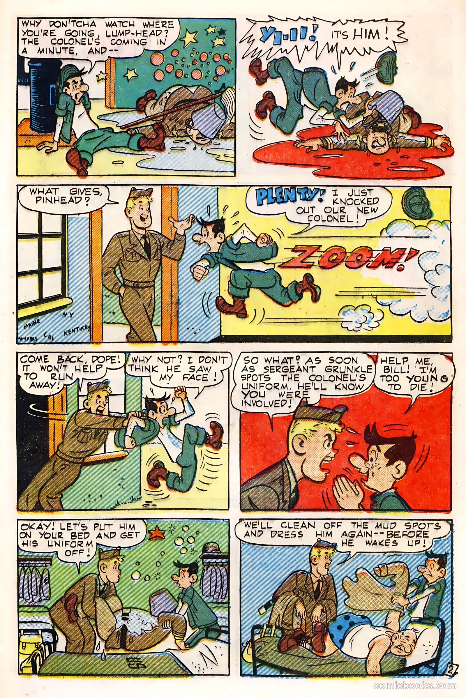 Joe Yank #5 (1952, Visual Editions, Inc.) — page 25 of 36