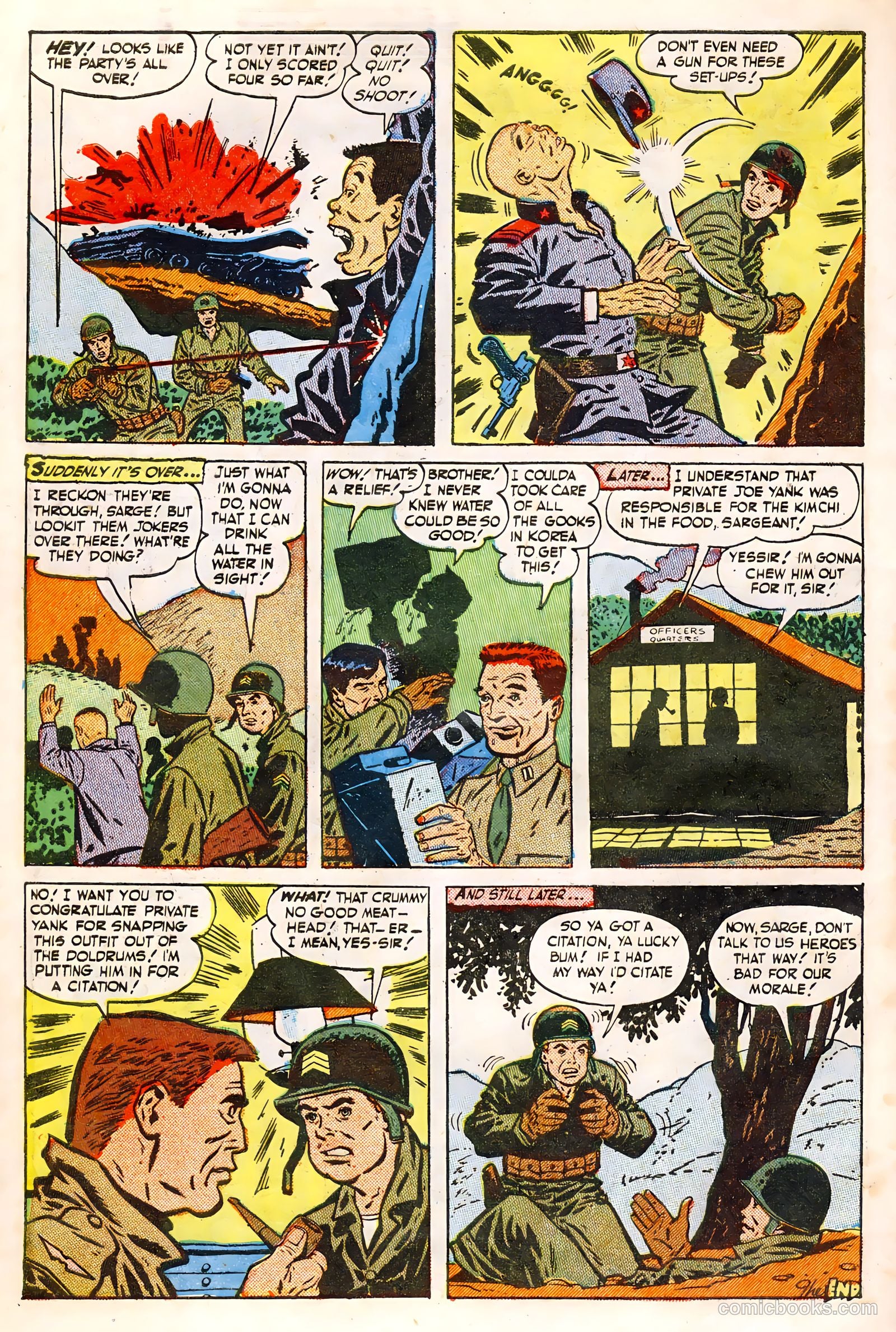 Joe Yank #5 (1952, Visual Editions, Inc.) — page 34 of 36
