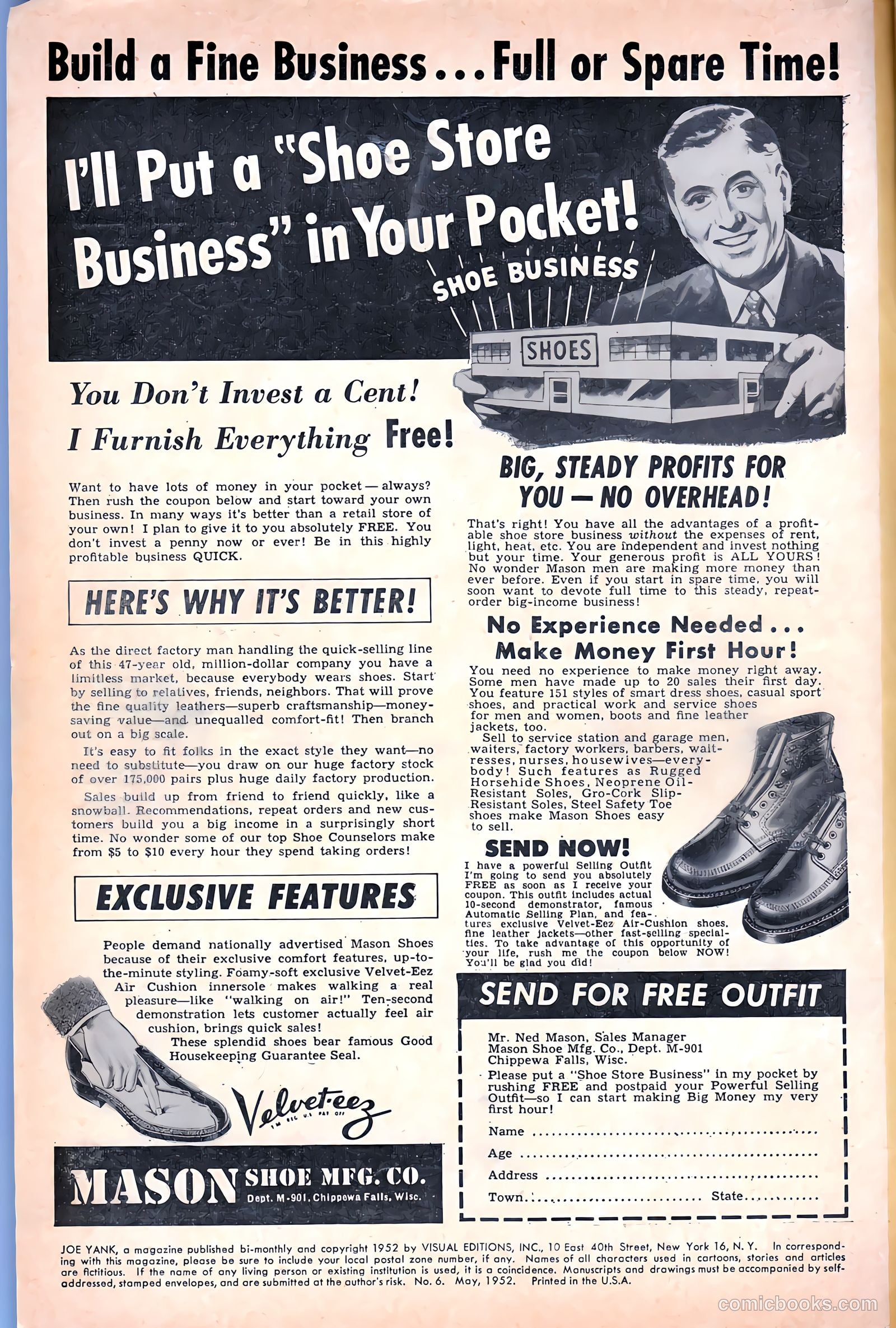 Joe Yank #6 (1952, Visual Editions, Inc.) — page 2 of 37
