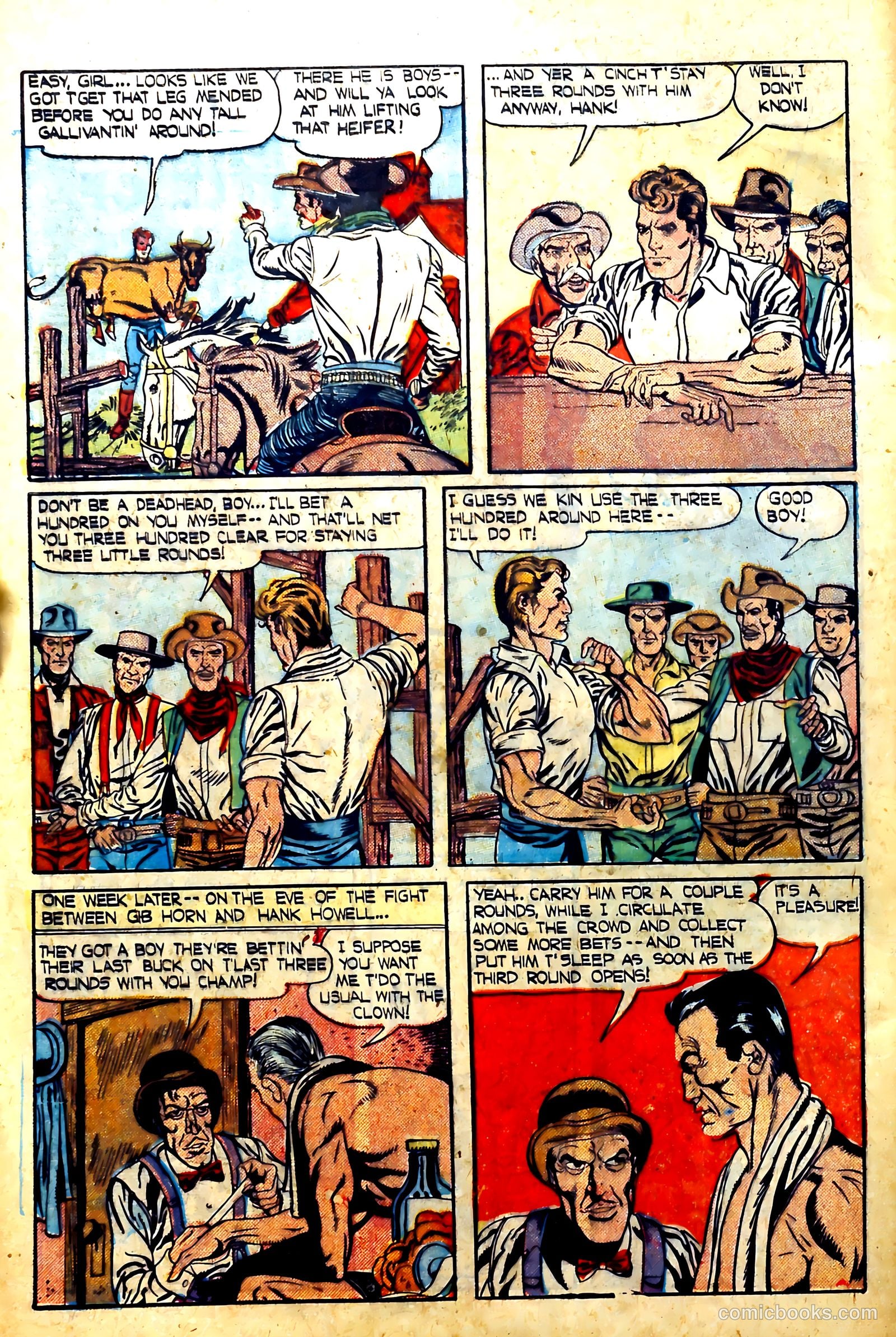 John Wayne Adventure Comics #2 (1950) — page 4 of 36