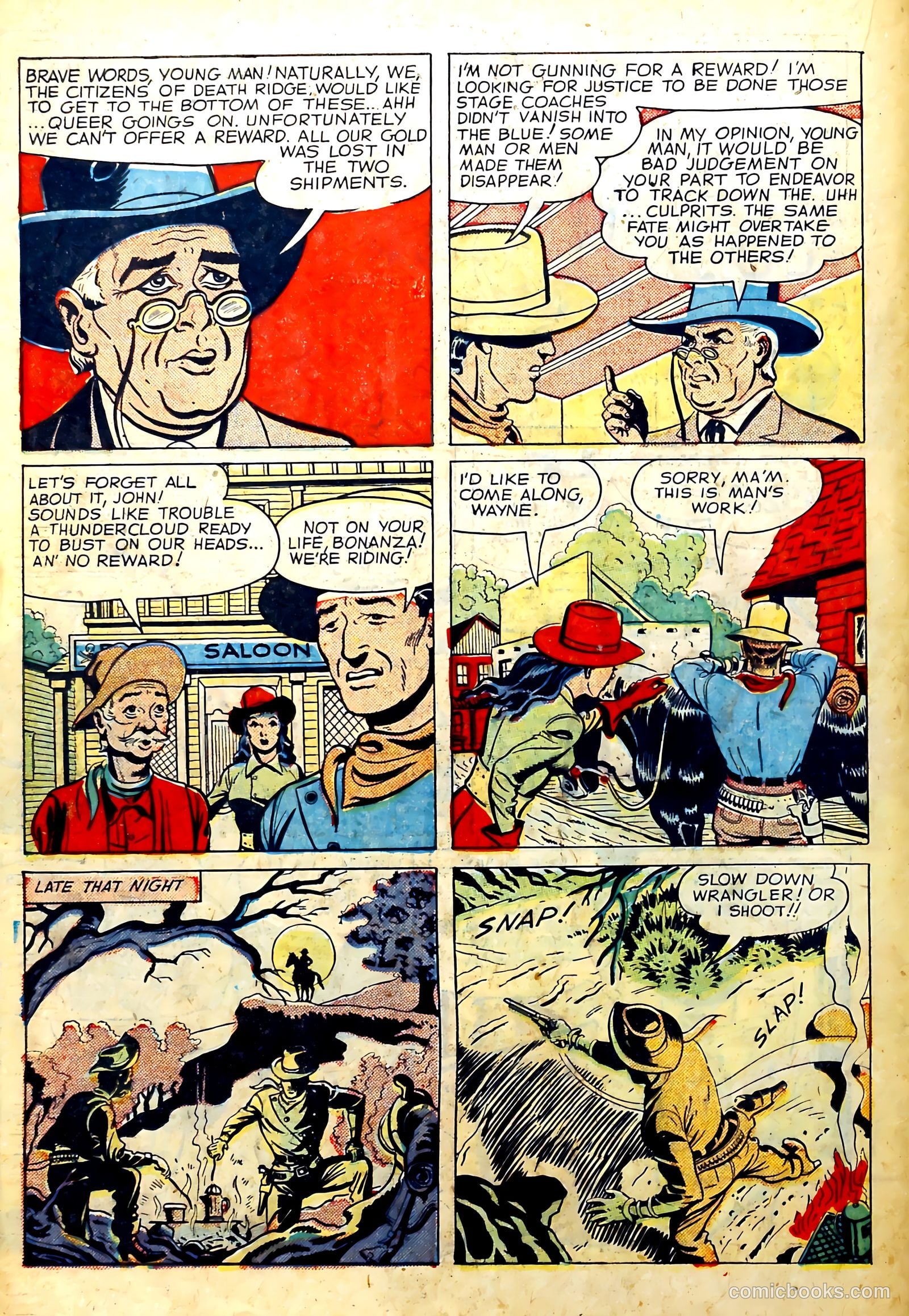 John Wayne Adventure Comics #2 (1950) — page 18 of 36