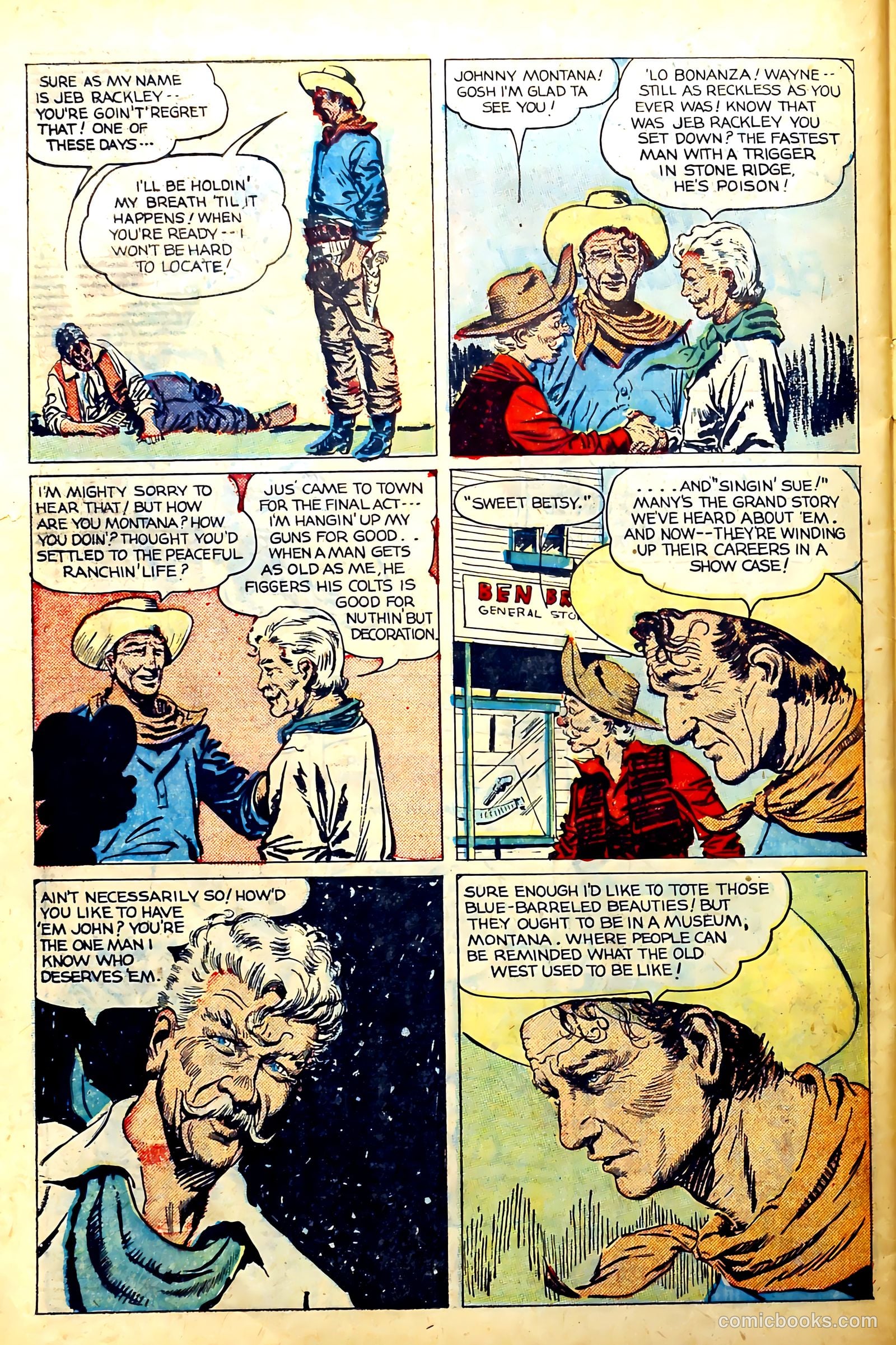 John Wayne Adventure Comics #2 (1950) — page 30 of 36