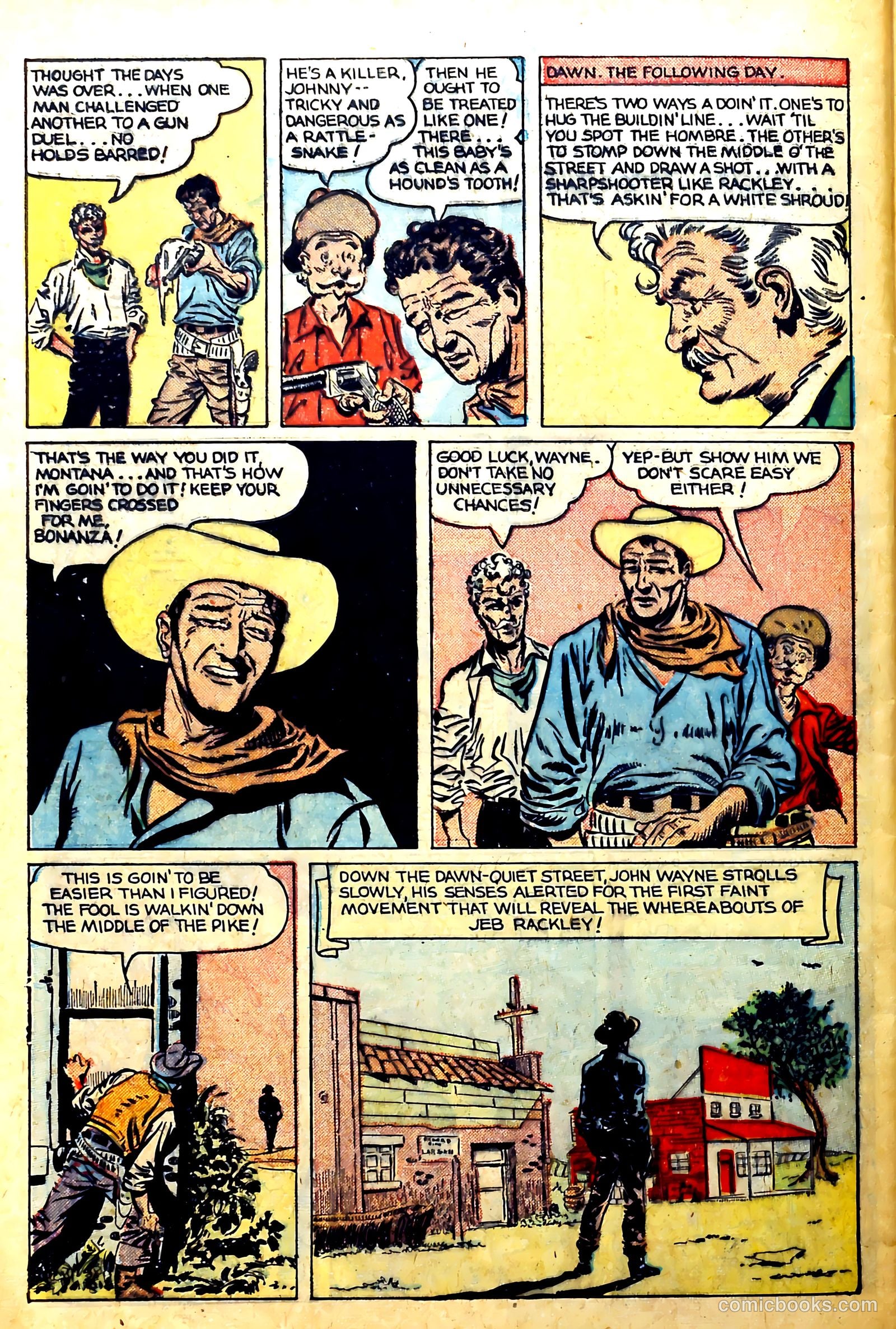 John Wayne Adventure Comics #2 (1950) — page 32 of 36