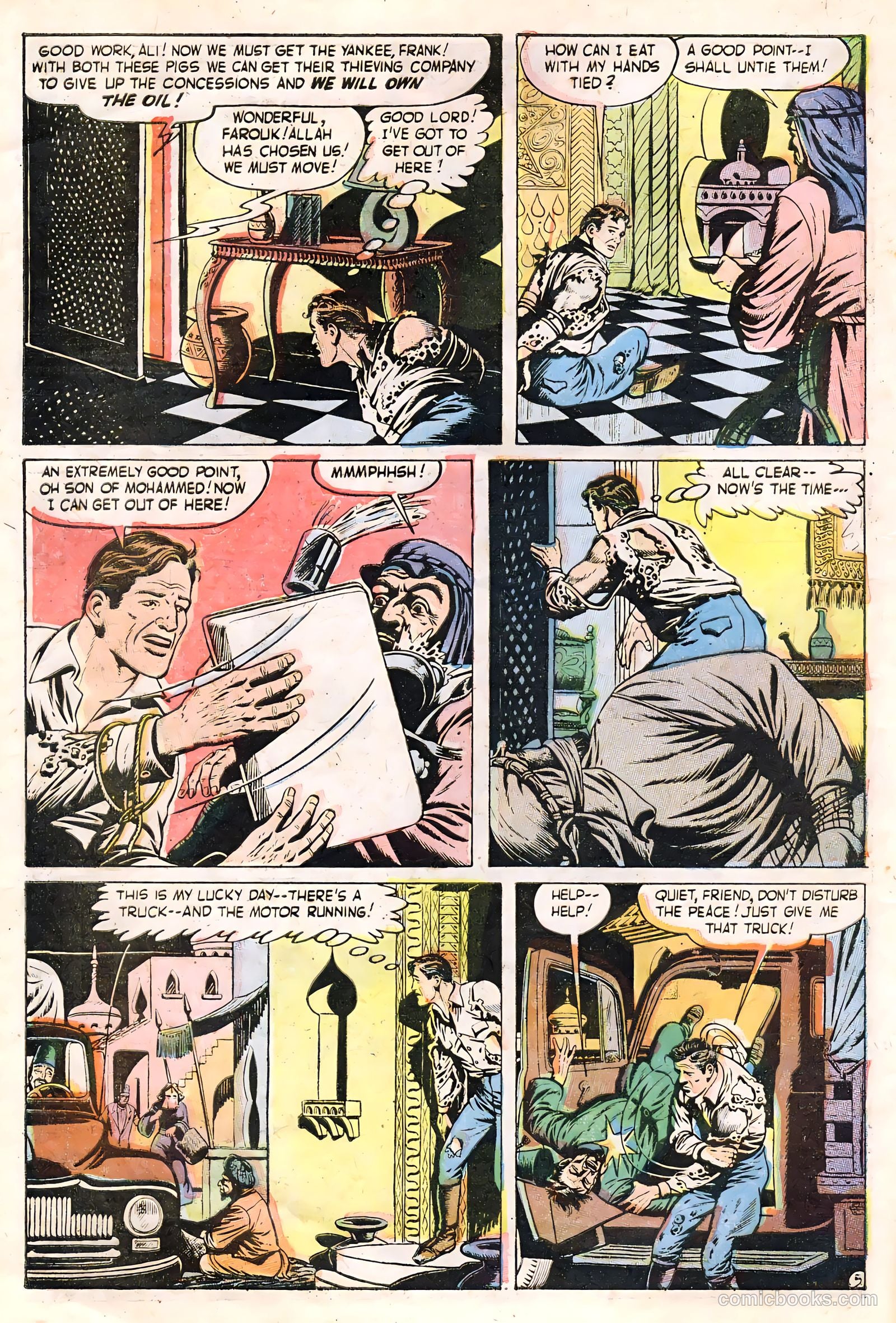 John Wayne Adventure Comics #21 (1953) — page 8