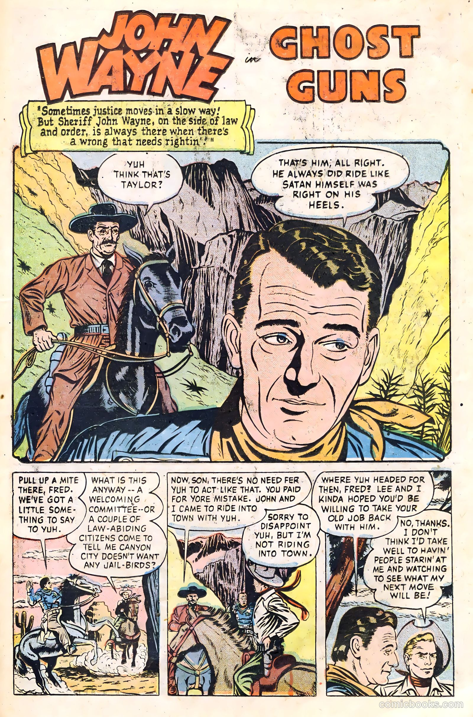 John Wayne Adventure Comics #21 (1953) — page 21