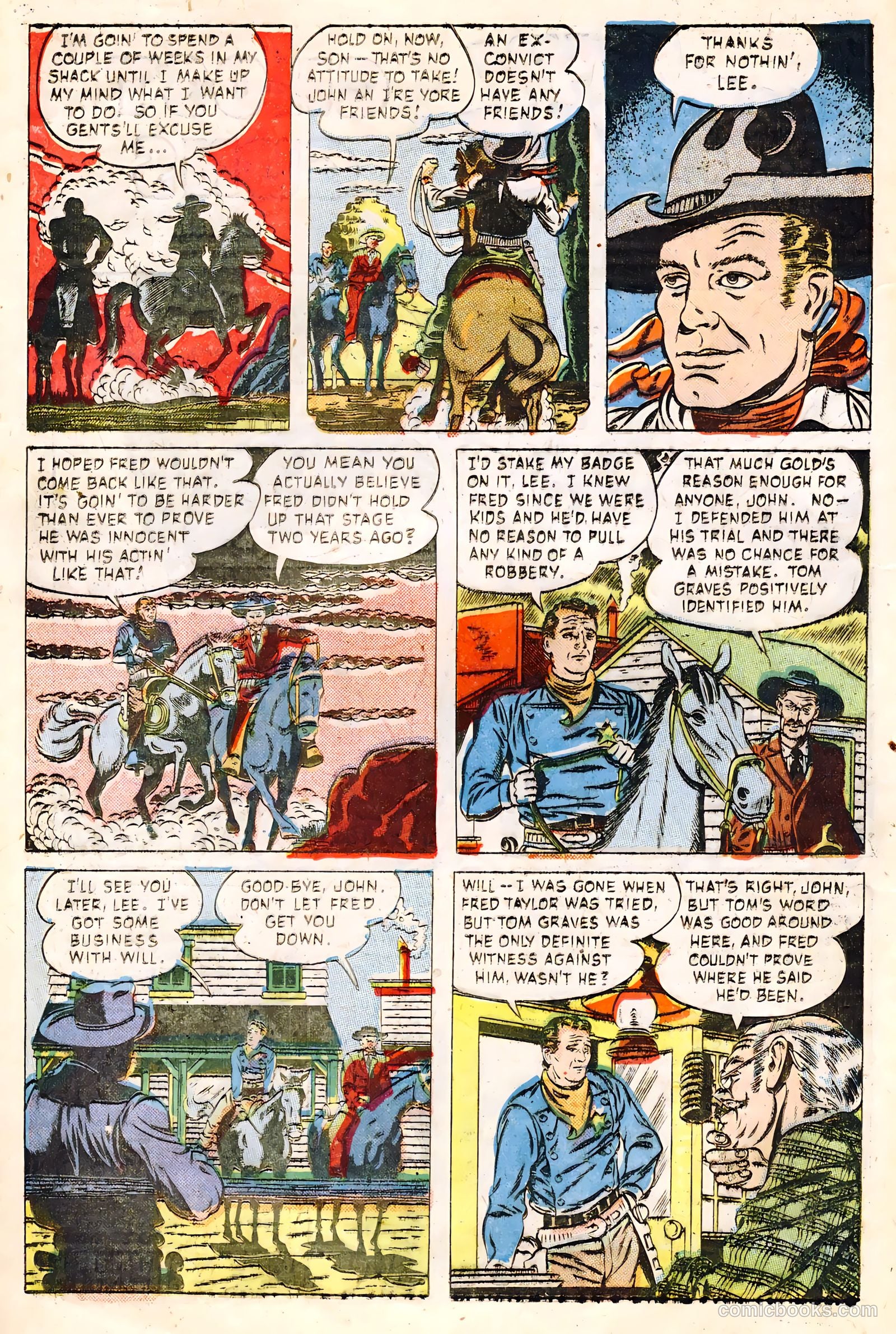 John Wayne Adventure Comics #21 (1953) — page 22
