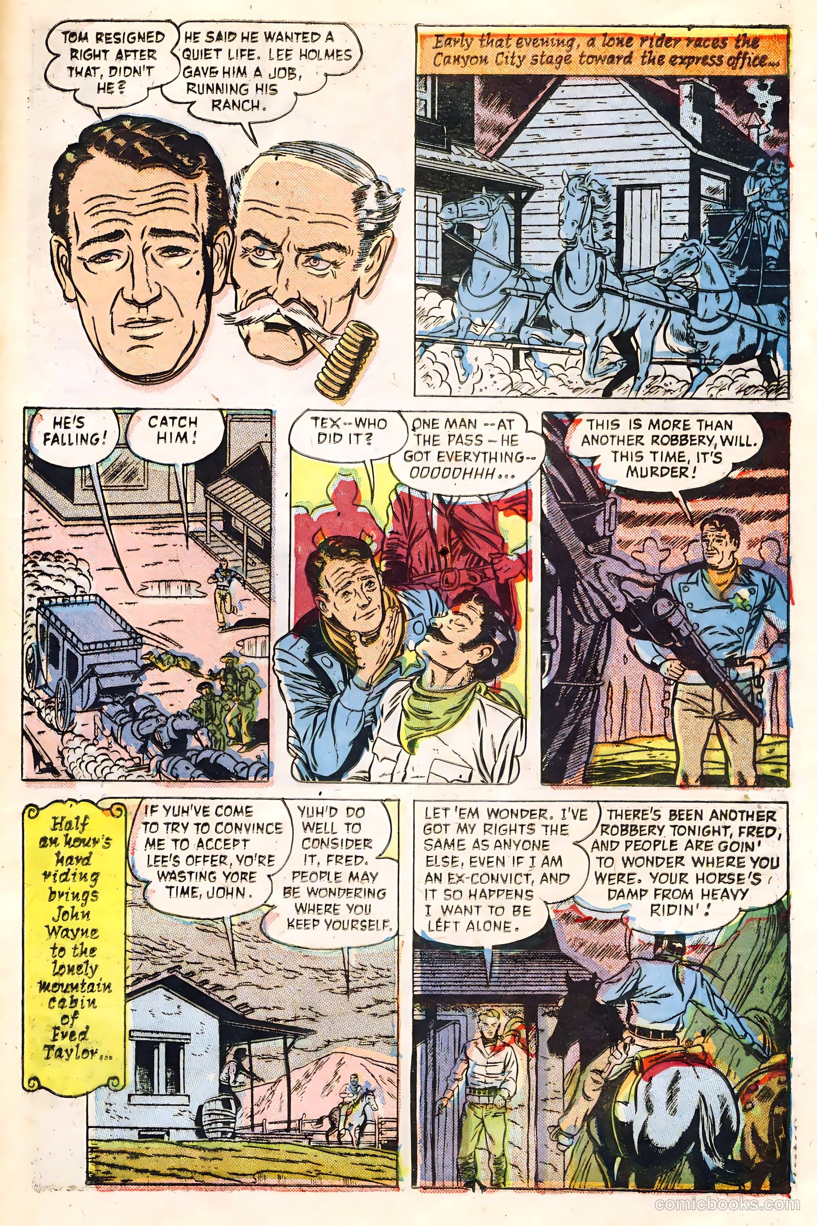 John Wayne Adventure Comics #21 (1953) — page 23