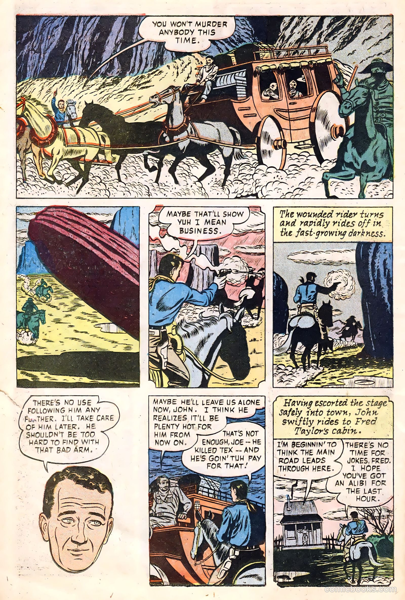 John Wayne Adventure Comics #21 (1953) — page 26
