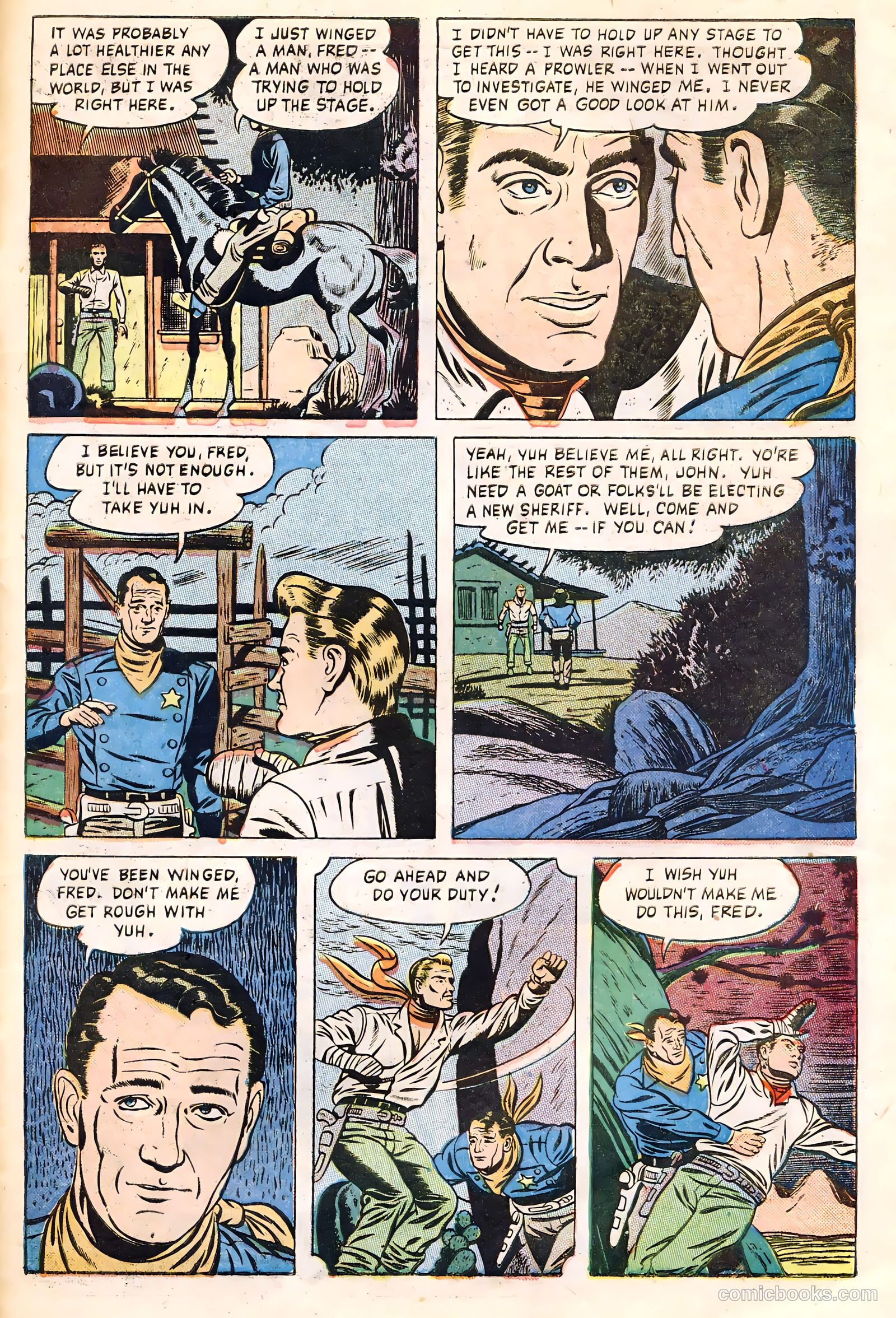 John Wayne Adventure Comics #21 (1953) — page 27