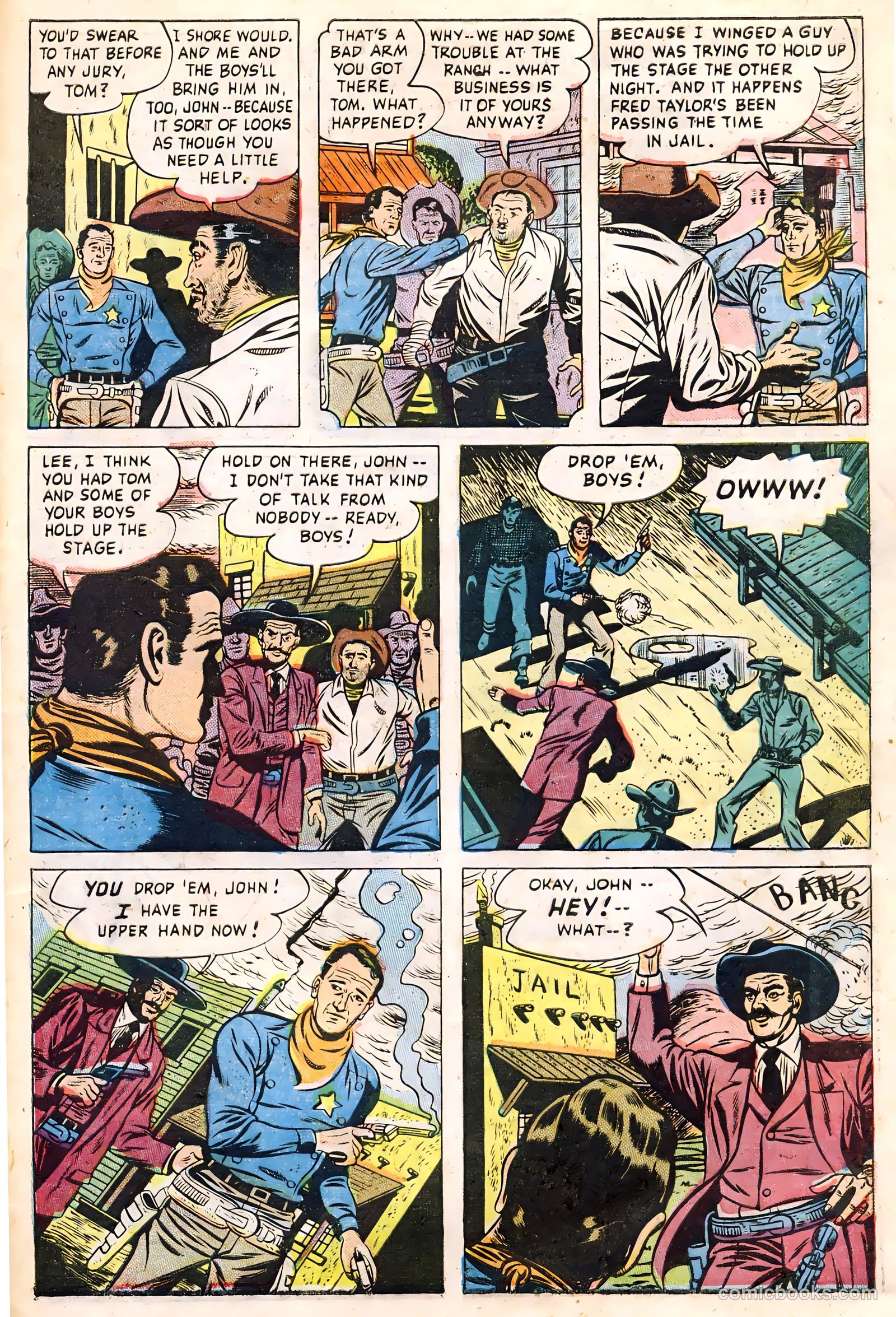 John Wayne Adventure Comics #21 (1953) — page 29