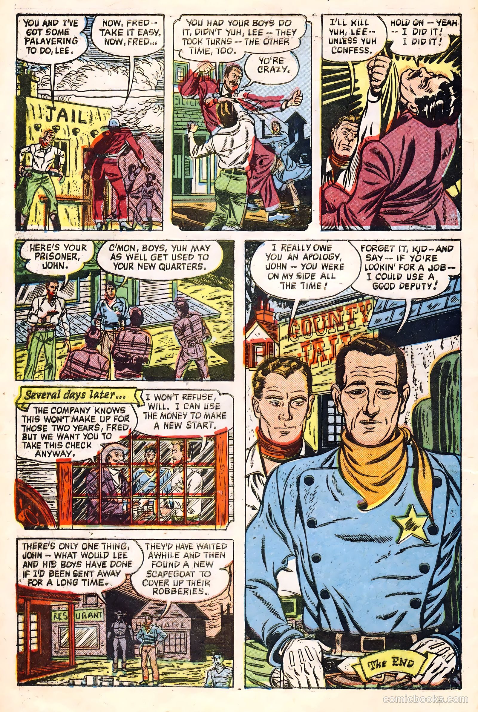 John Wayne Adventure Comics #21 (1953) — page 30