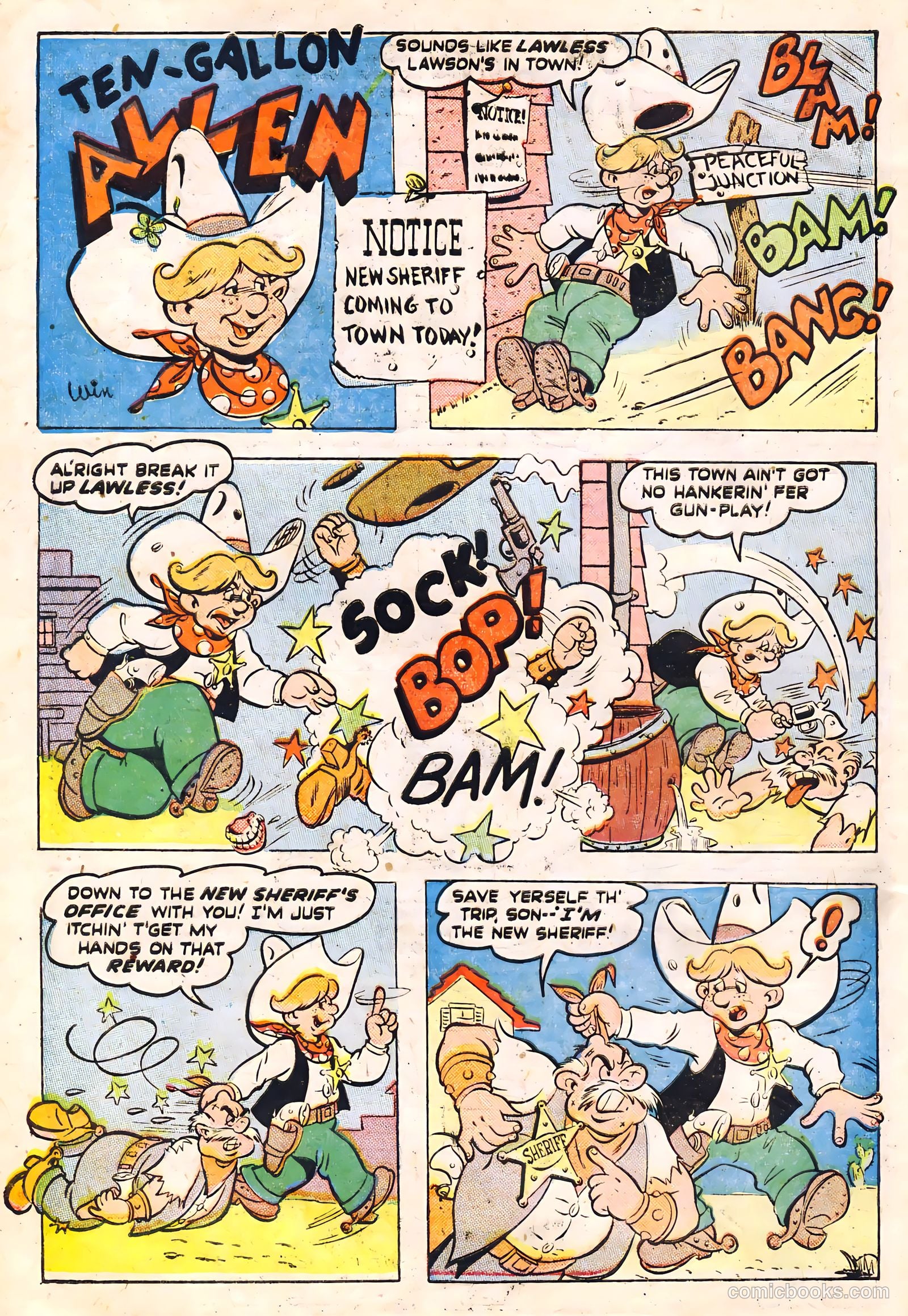John Wayne Adventure Comics #21 (1953) — page 32