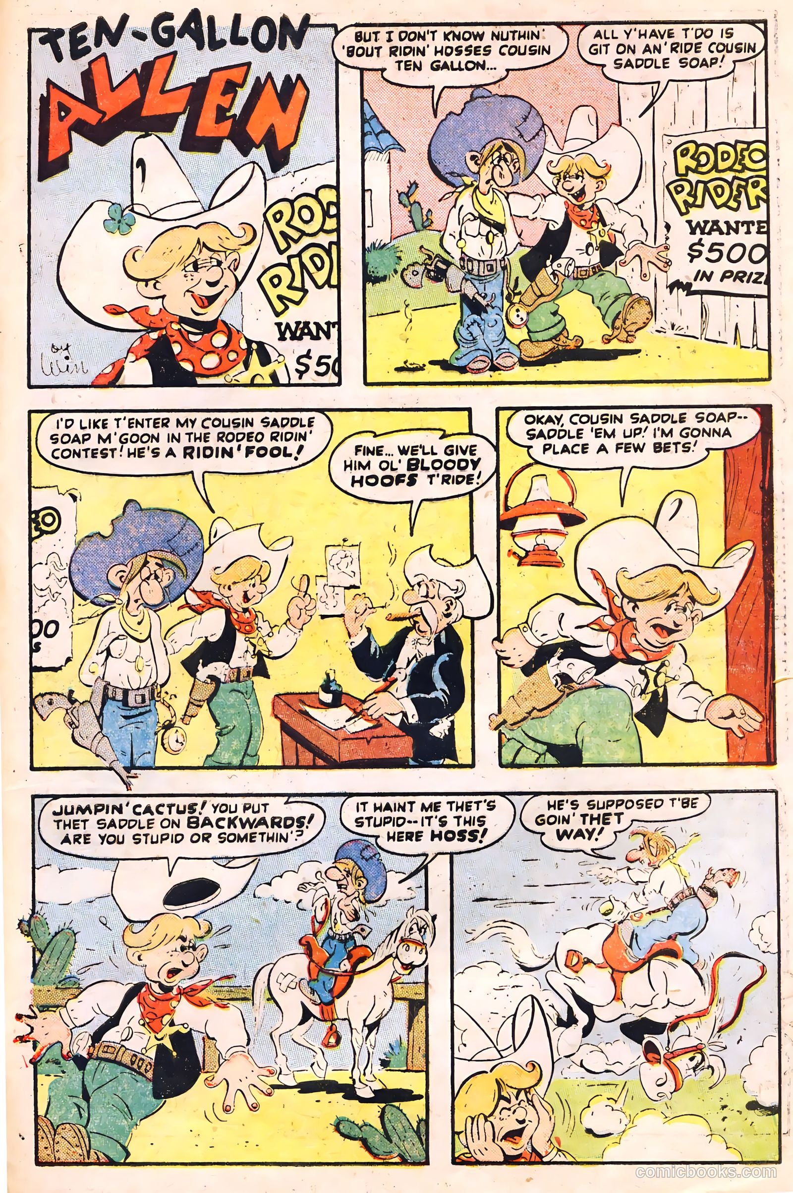 John Wayne Adventure Comics #21 (1953) — page 33