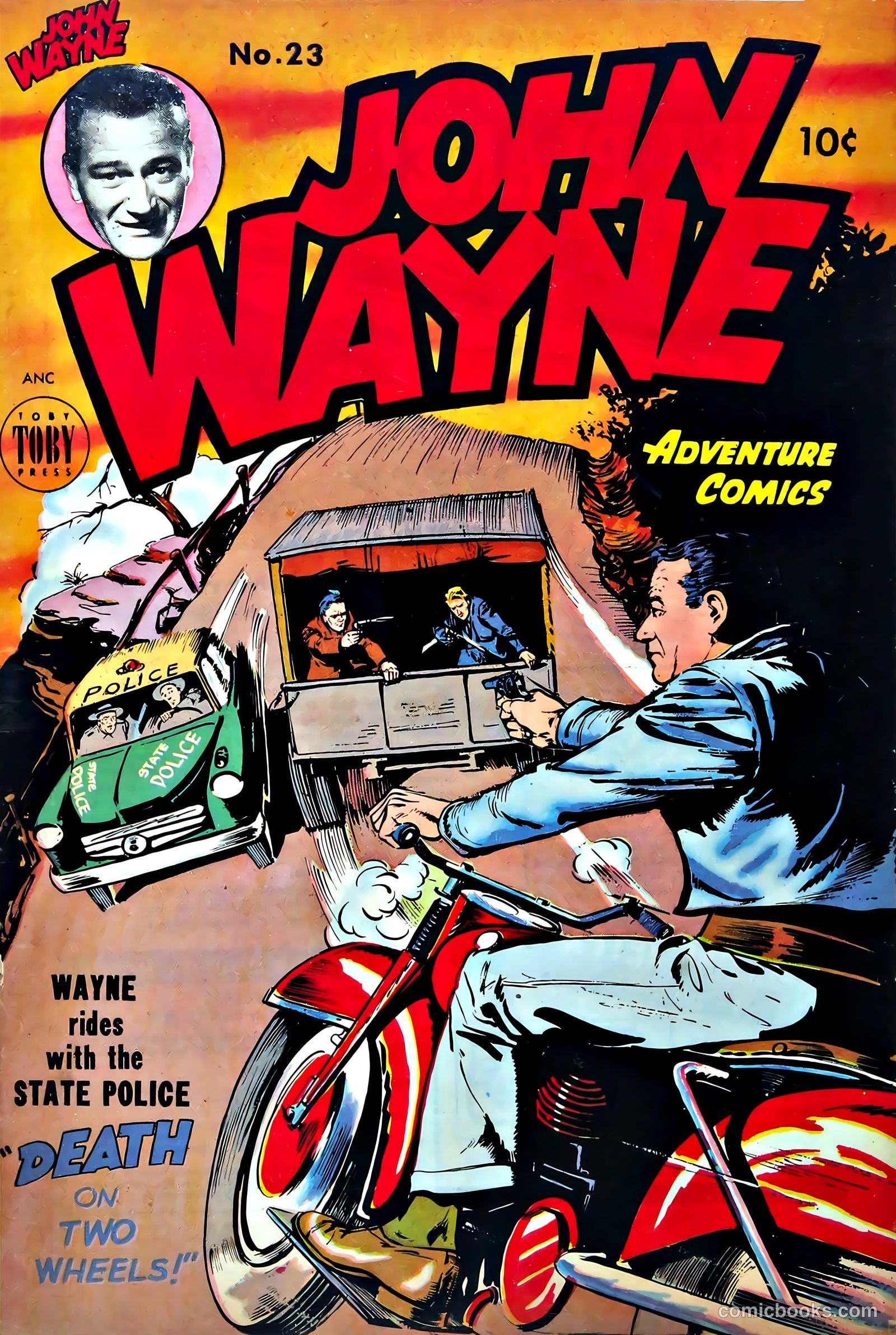 John Wayne Adventure Comics #23 cover