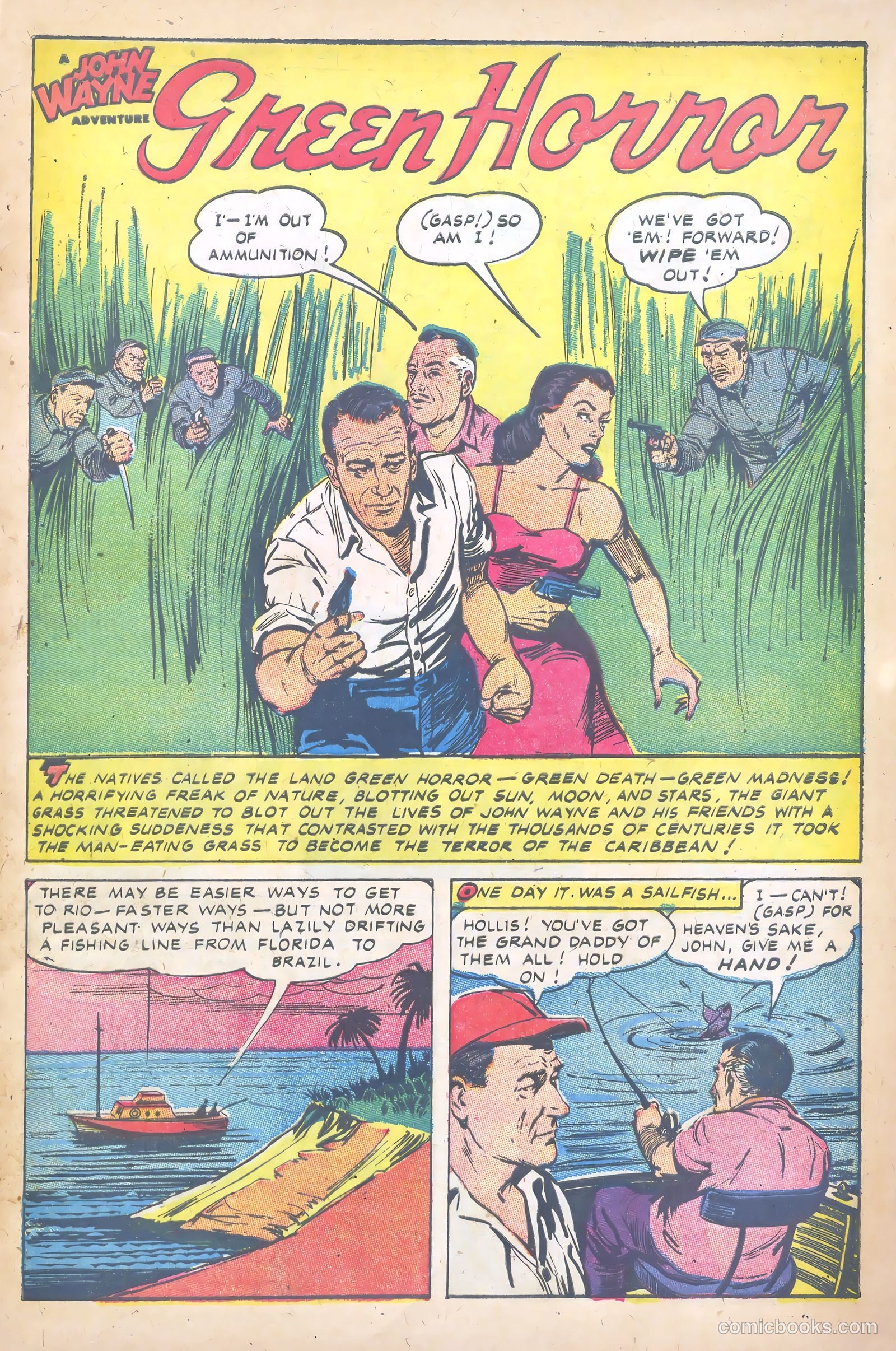 John Wayne Adventure Comics #23 (1953) — page 9 of 36