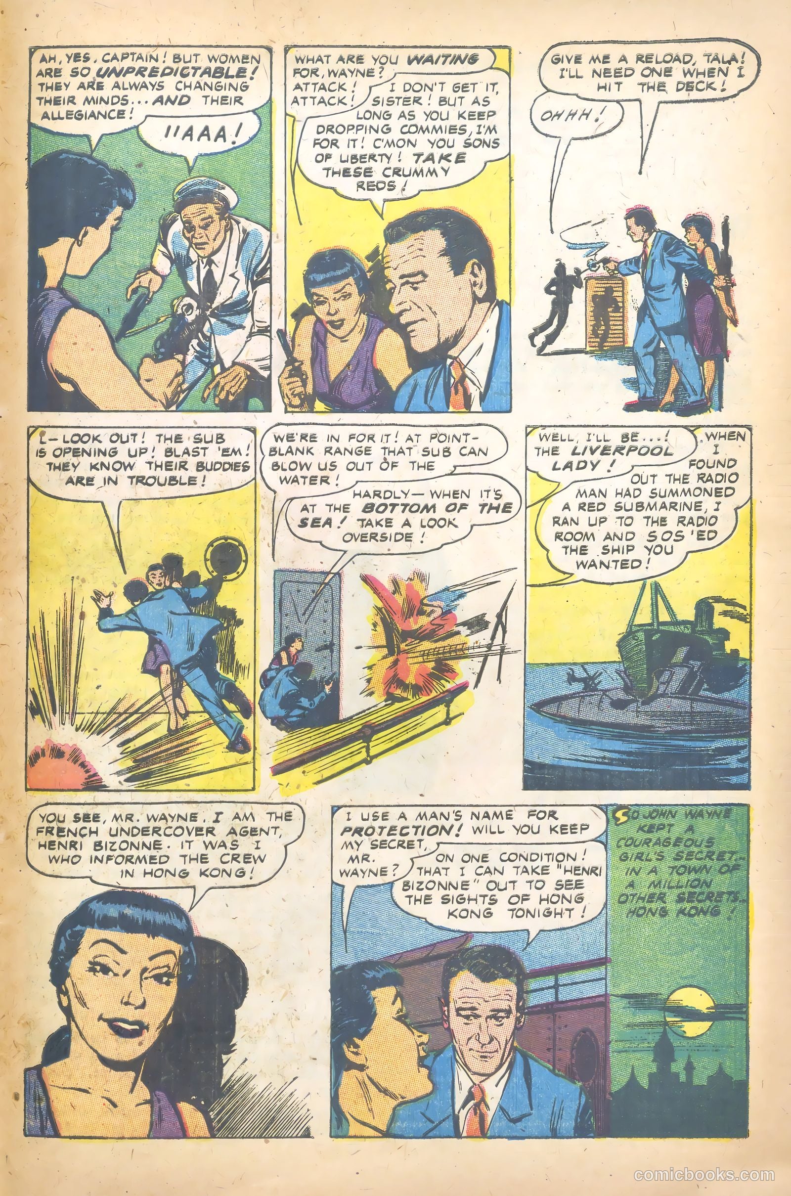 John Wayne Adventure Comics #23 (1953) — page 27 of 36