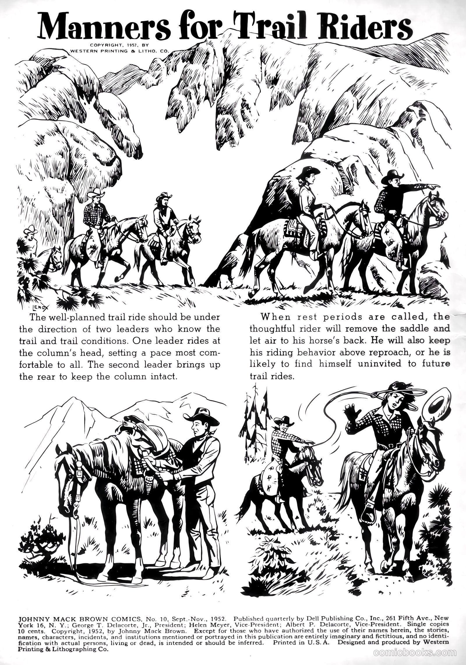 Johnny Mack Brown #10 (1952) — page 2 of 35